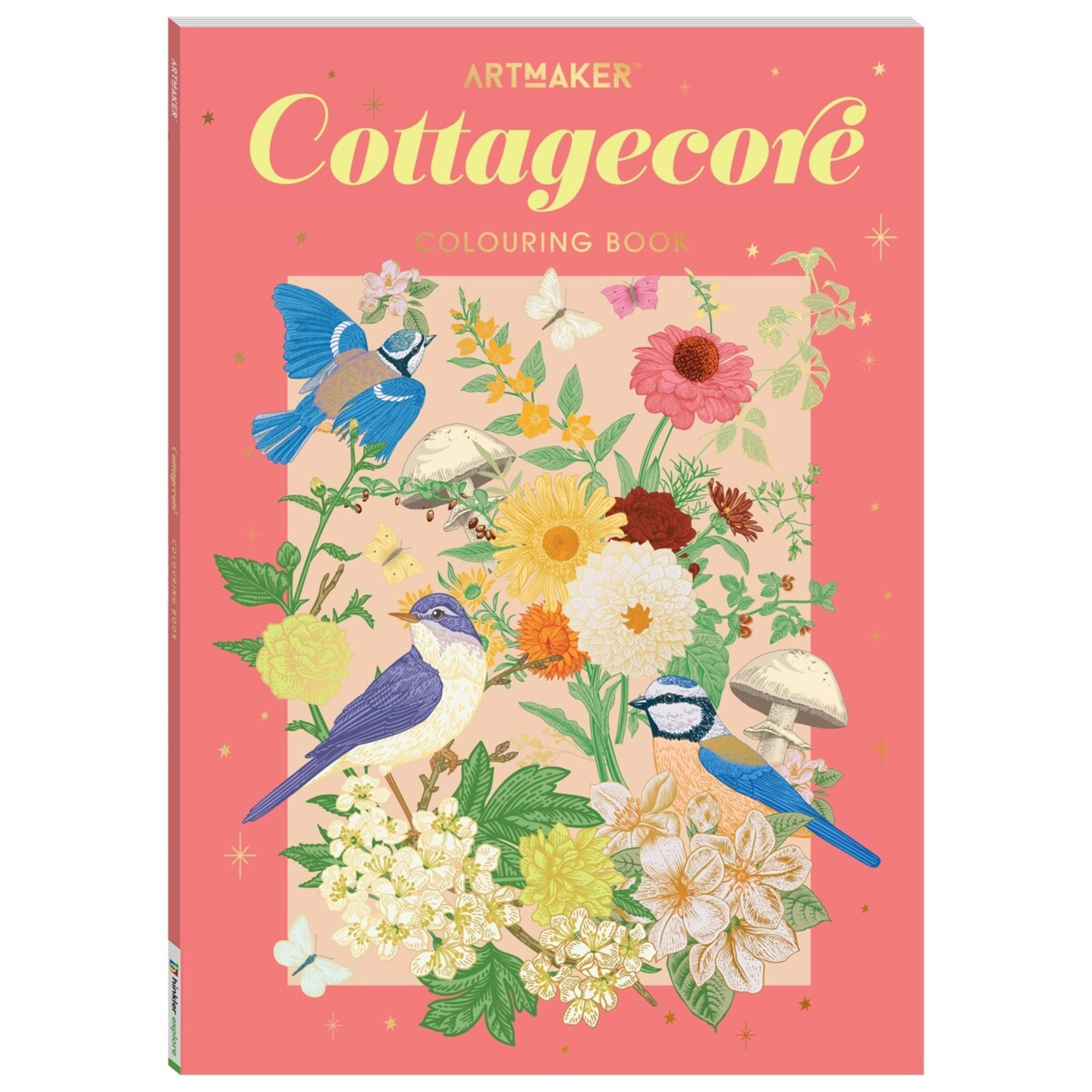 1 Art Maker Cottagecore Colouring Book