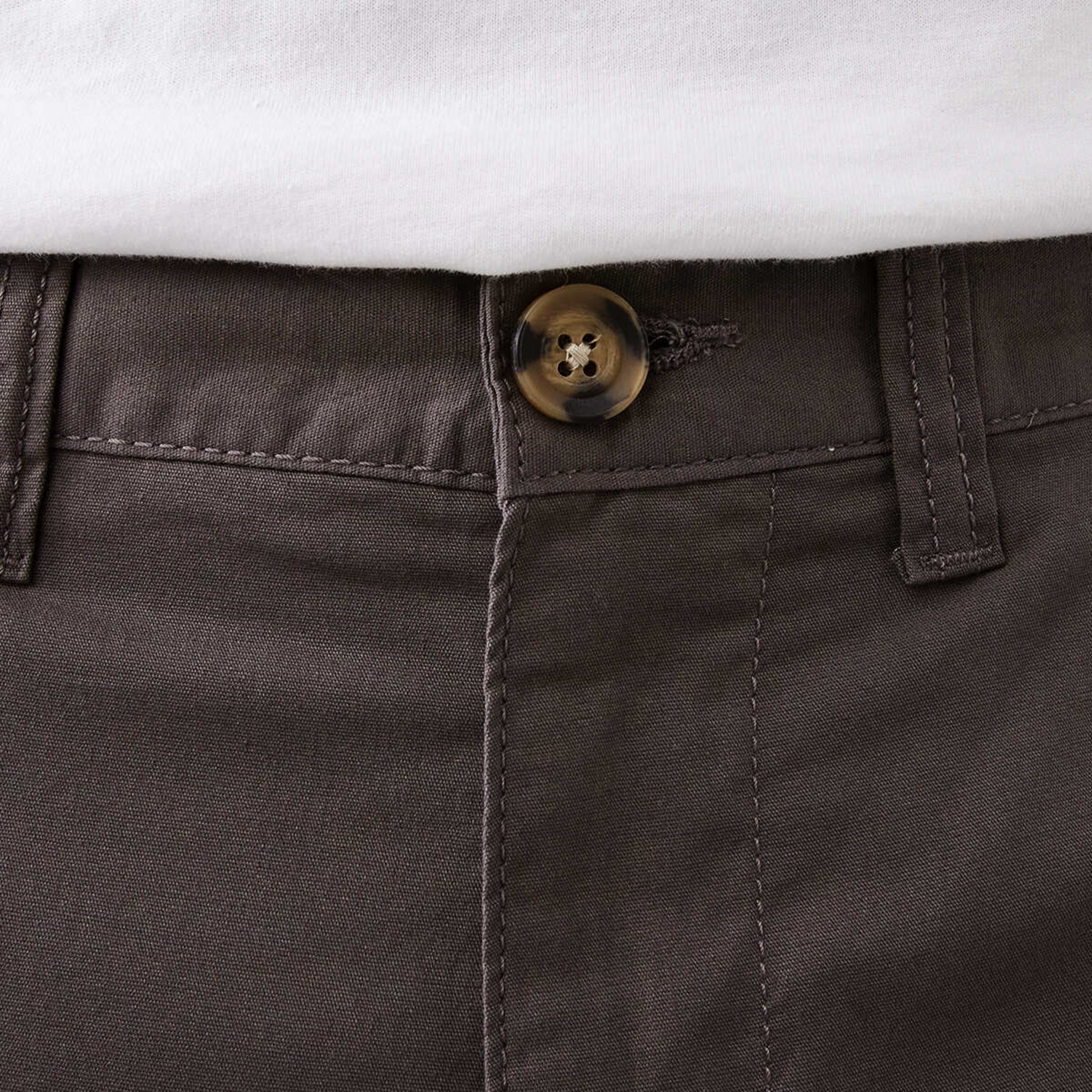 4 Fixed Waist Regular Chino Shorts Gry Pvmt, 4 of 6