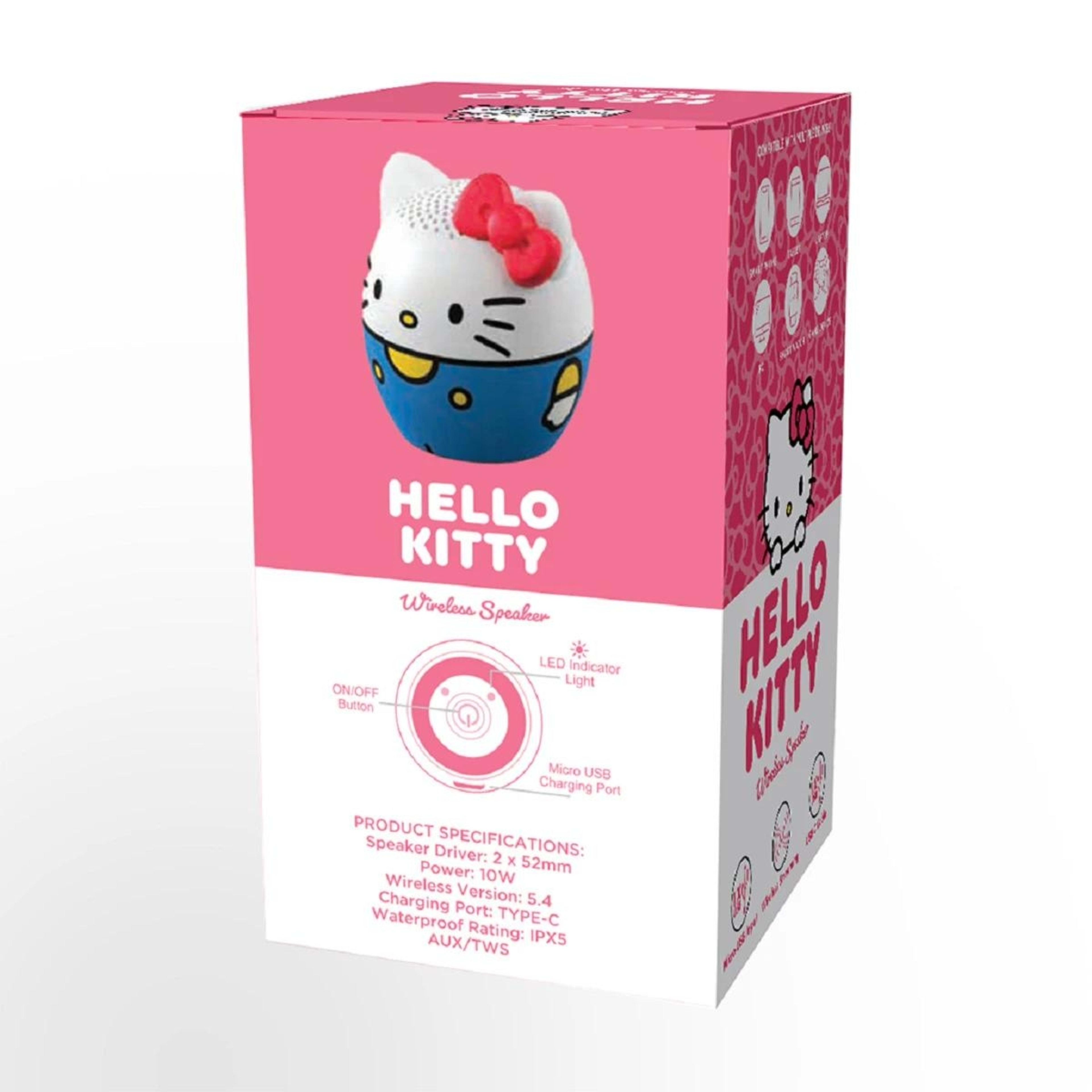 4 Hello Kitty Character Bluetooth Speaker, 4 of 4