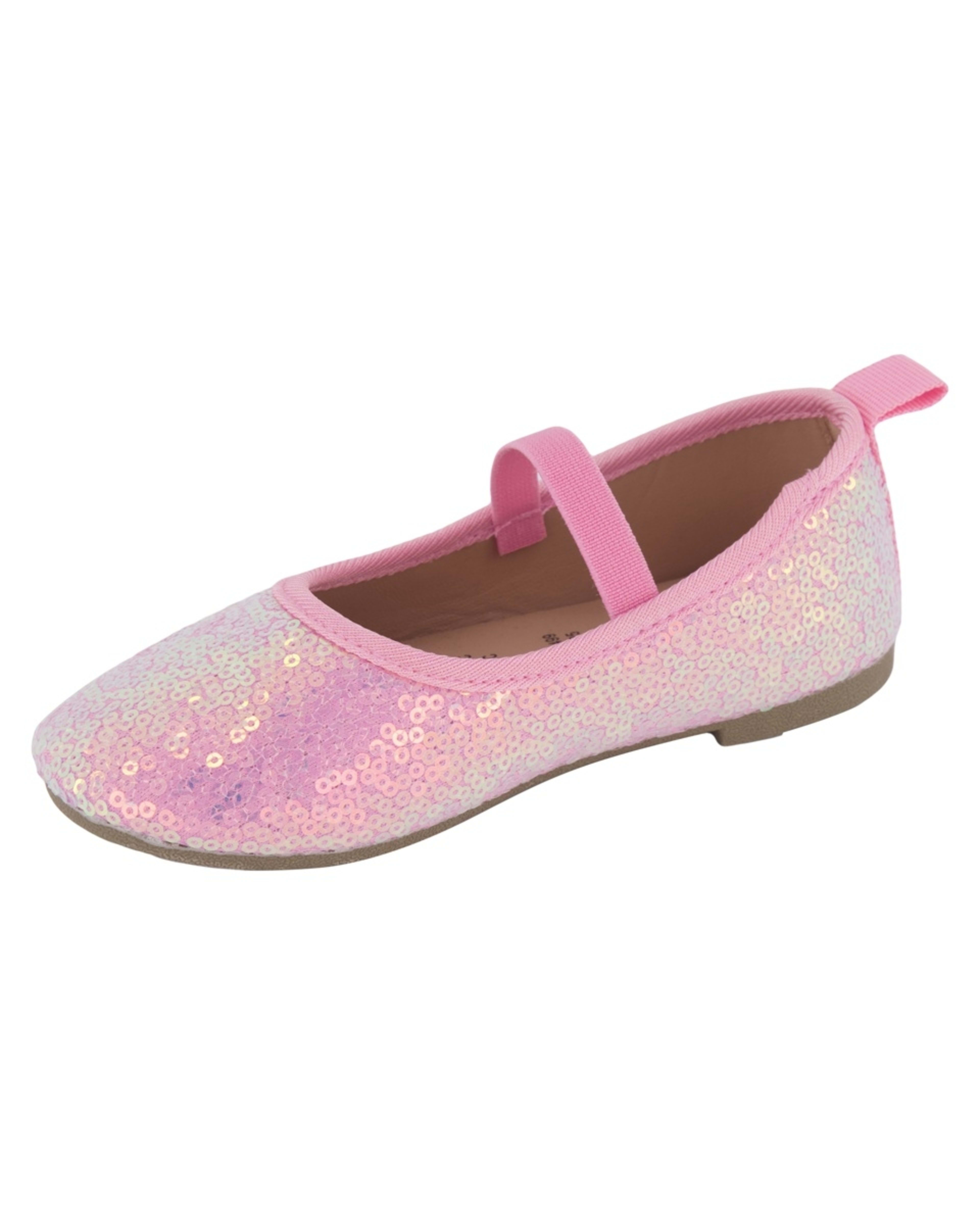 3 Junior Sequin Flats PINK SEQUIN, 3 of 5