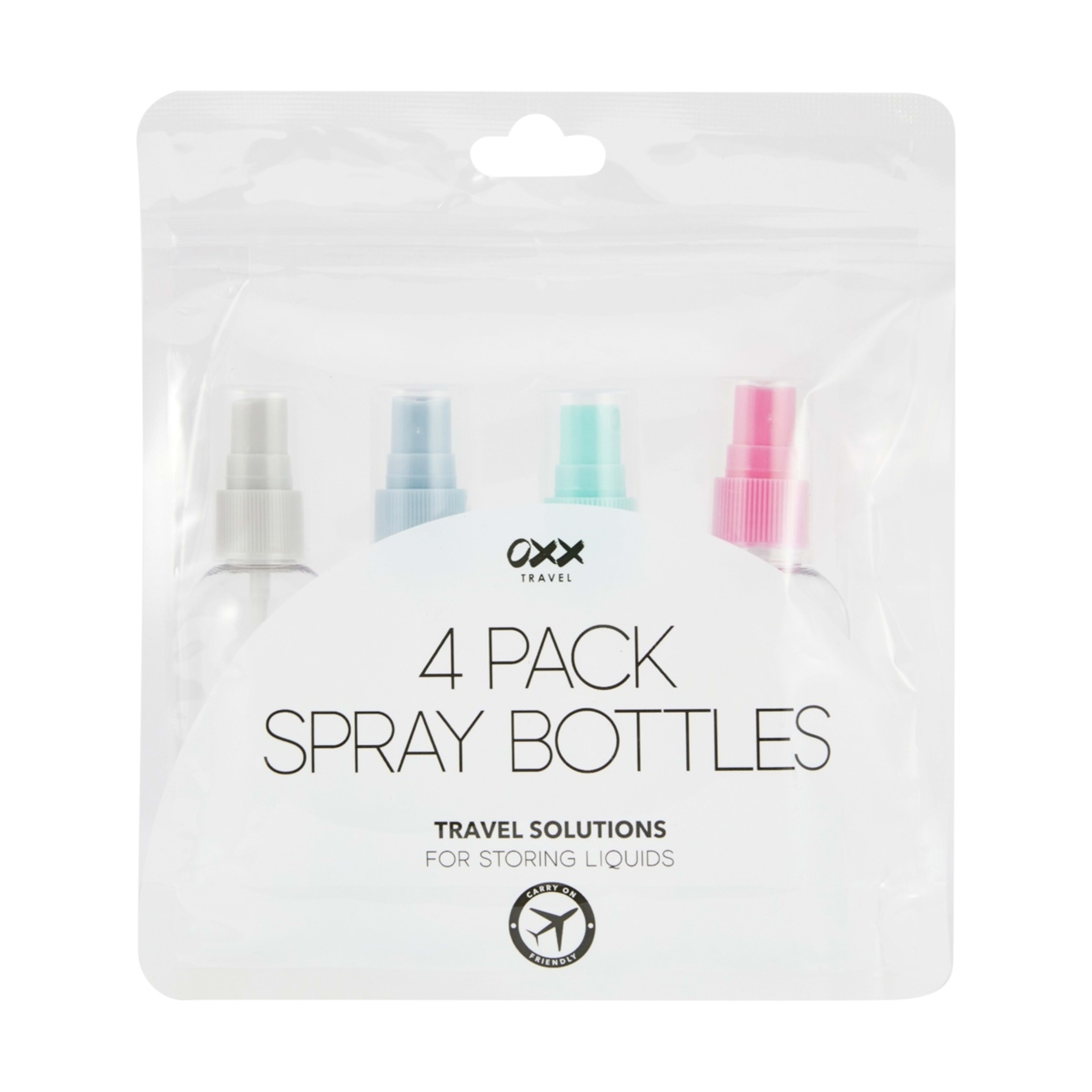 1 4 Pack Travel Solutions Spray Bottles