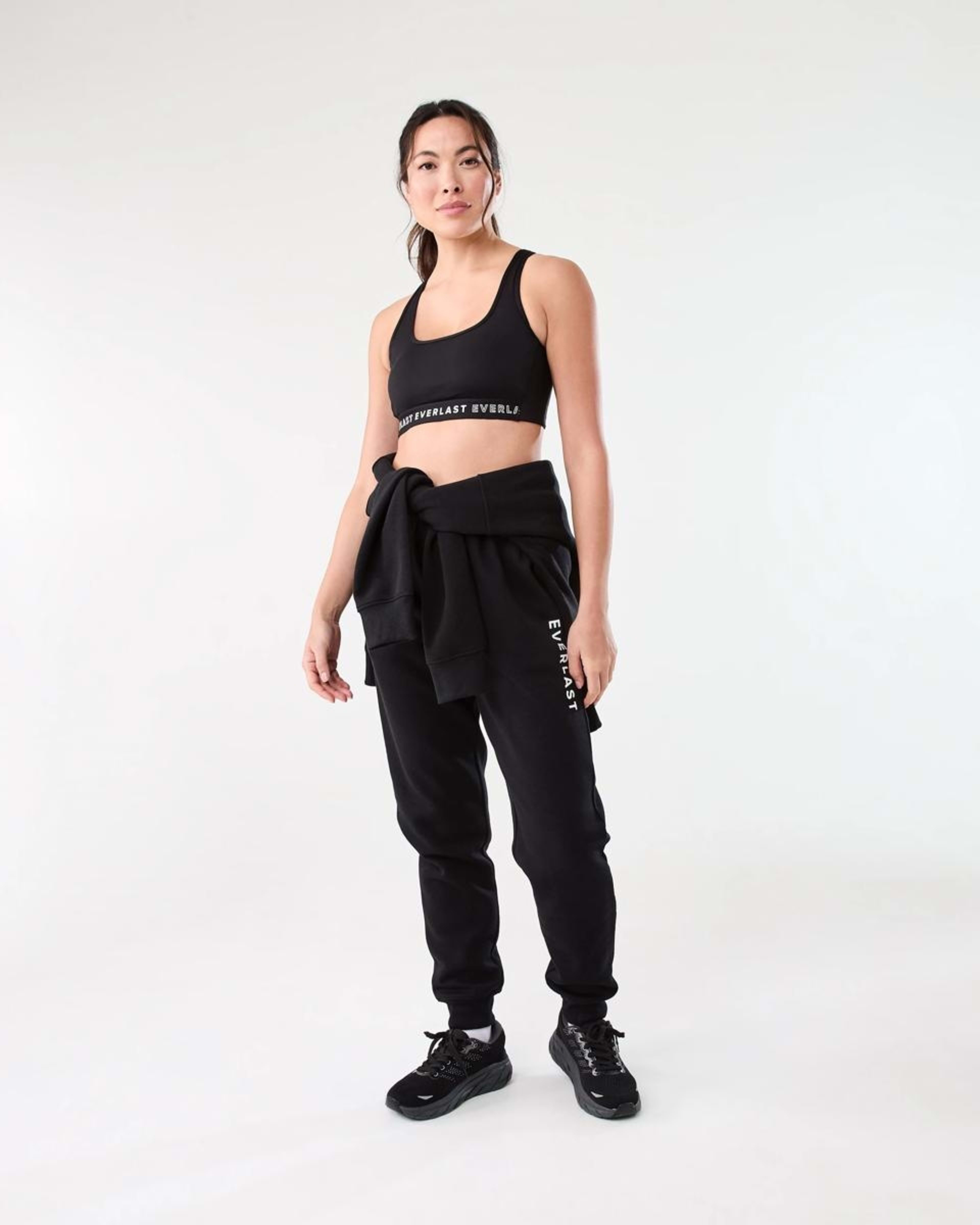 8 Everlast Womens Core Trackpants EVERLAST SIMPLE LOGO BLACK, 8 of 8
