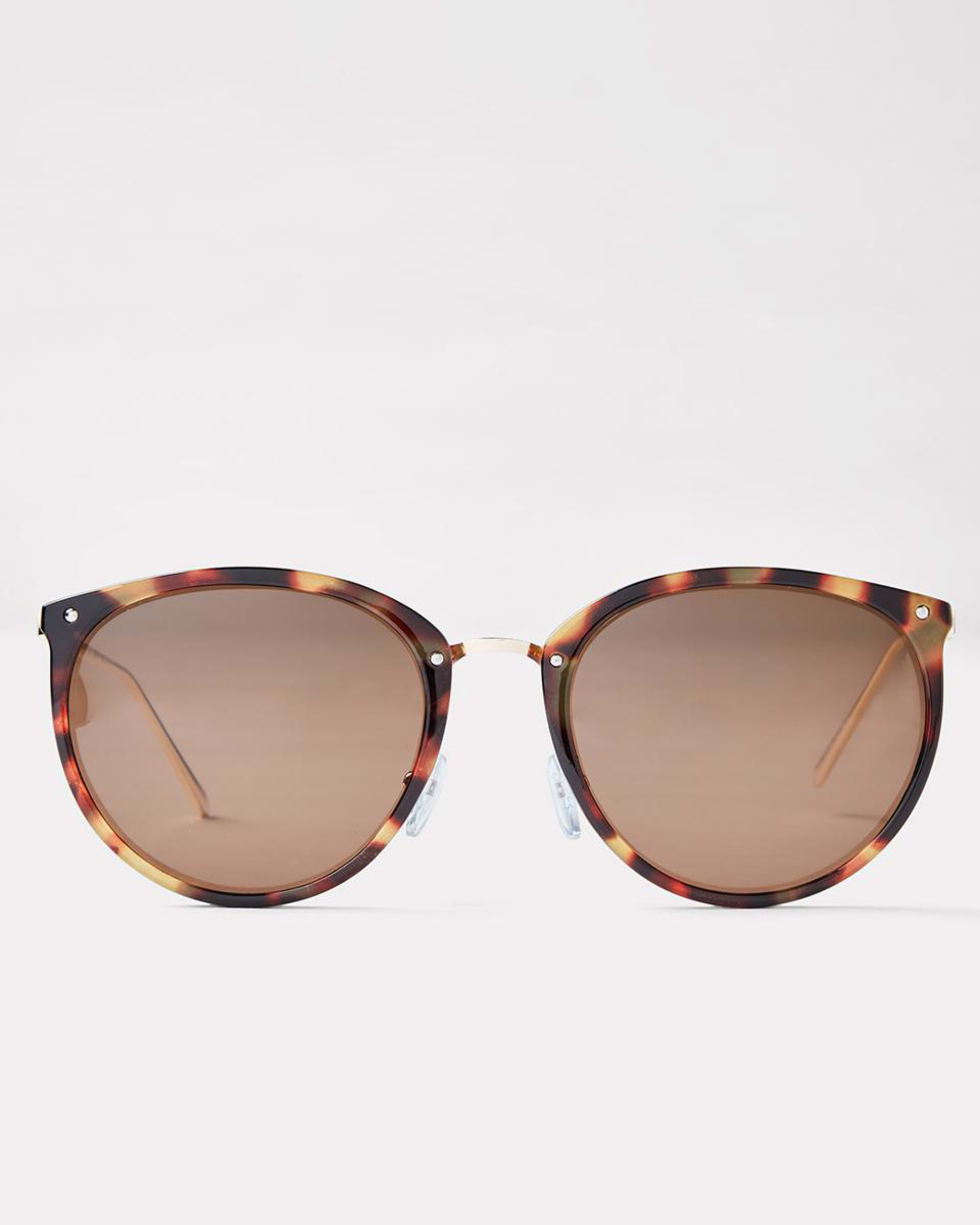4 Thin Frame Cat Eye Sunglasses Tort, 4 of 7