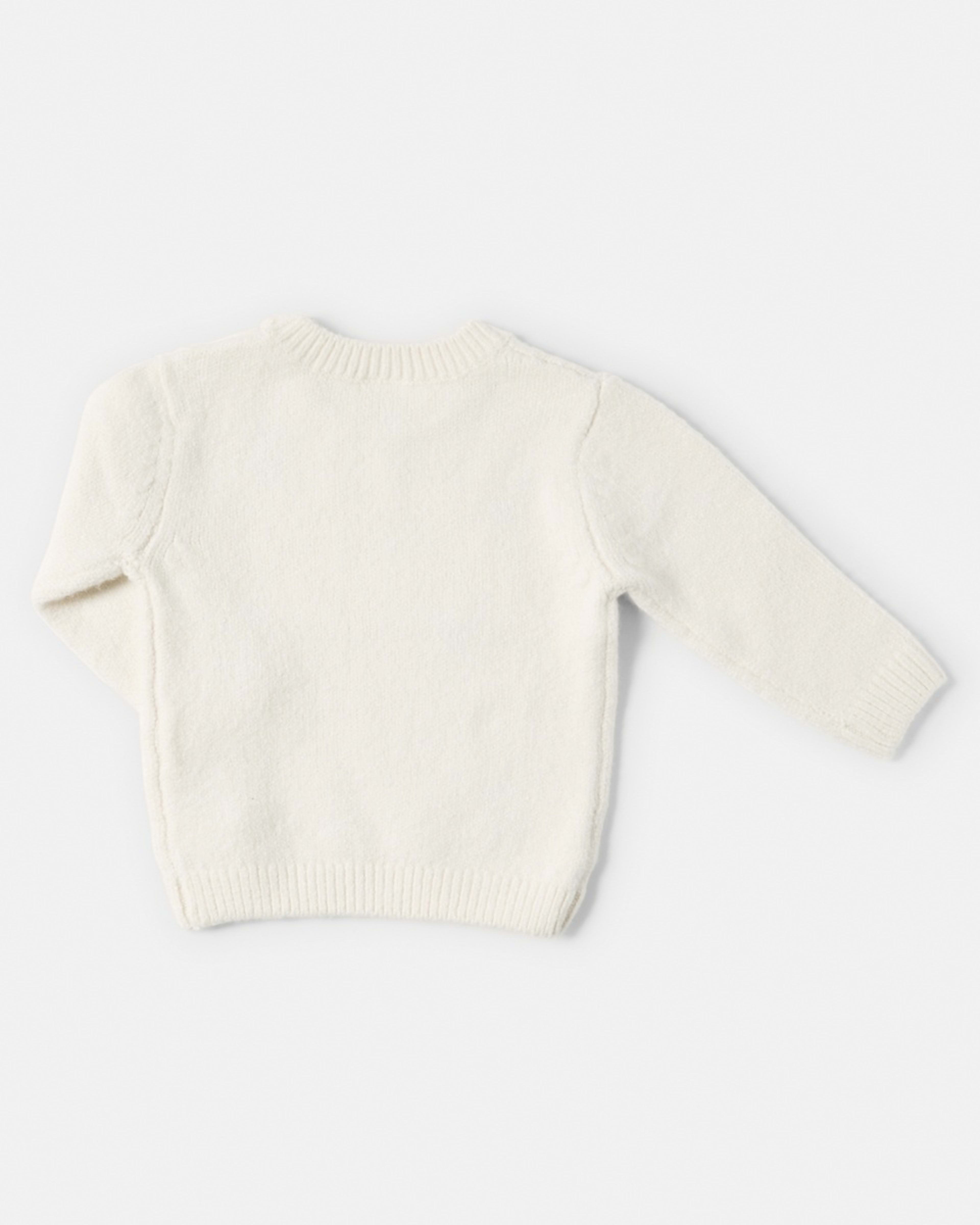 2 Applique Knit Top White Florals, 2 of 3