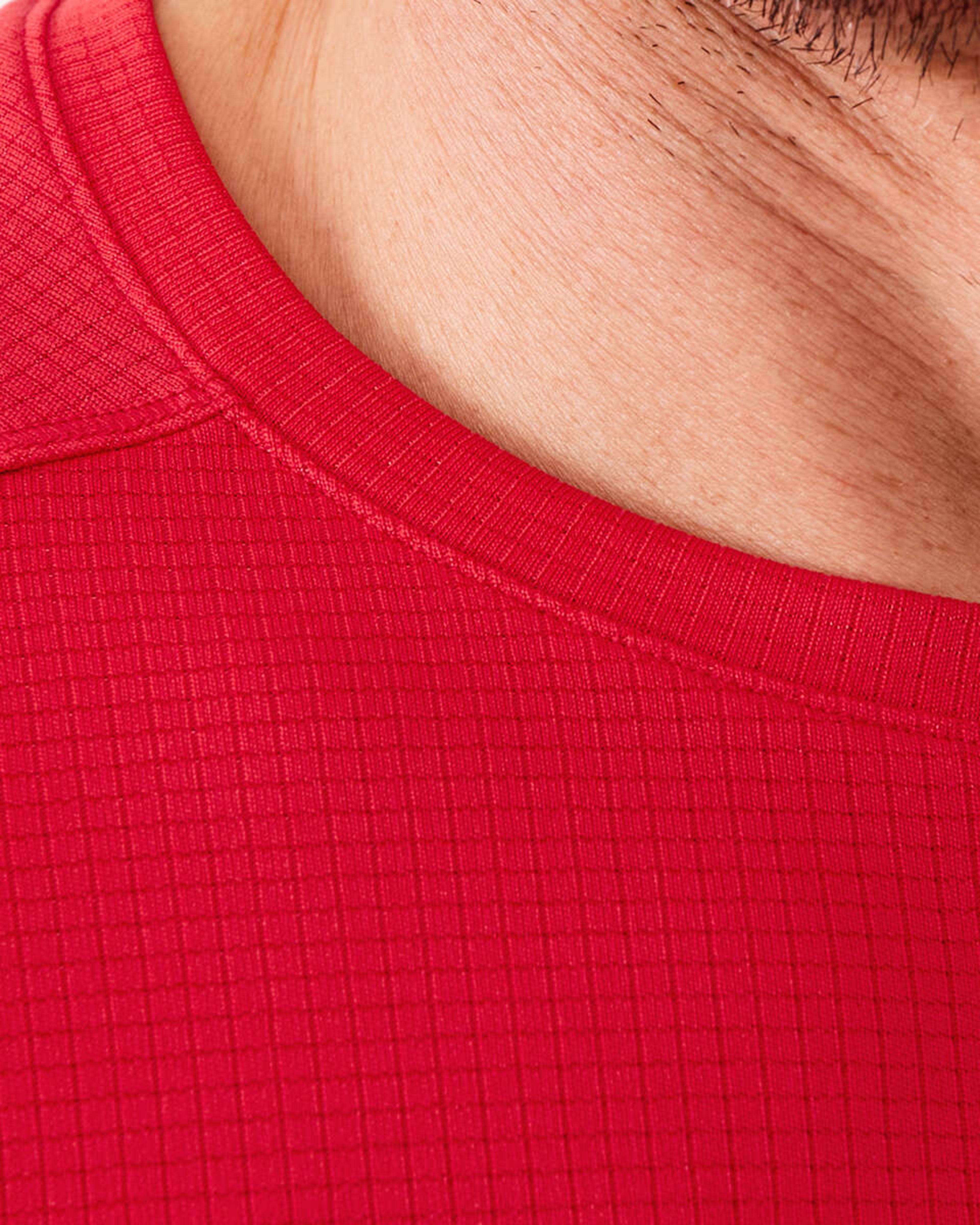 5 Active Mens Performance T-shirt Neon Red, 5 of 7