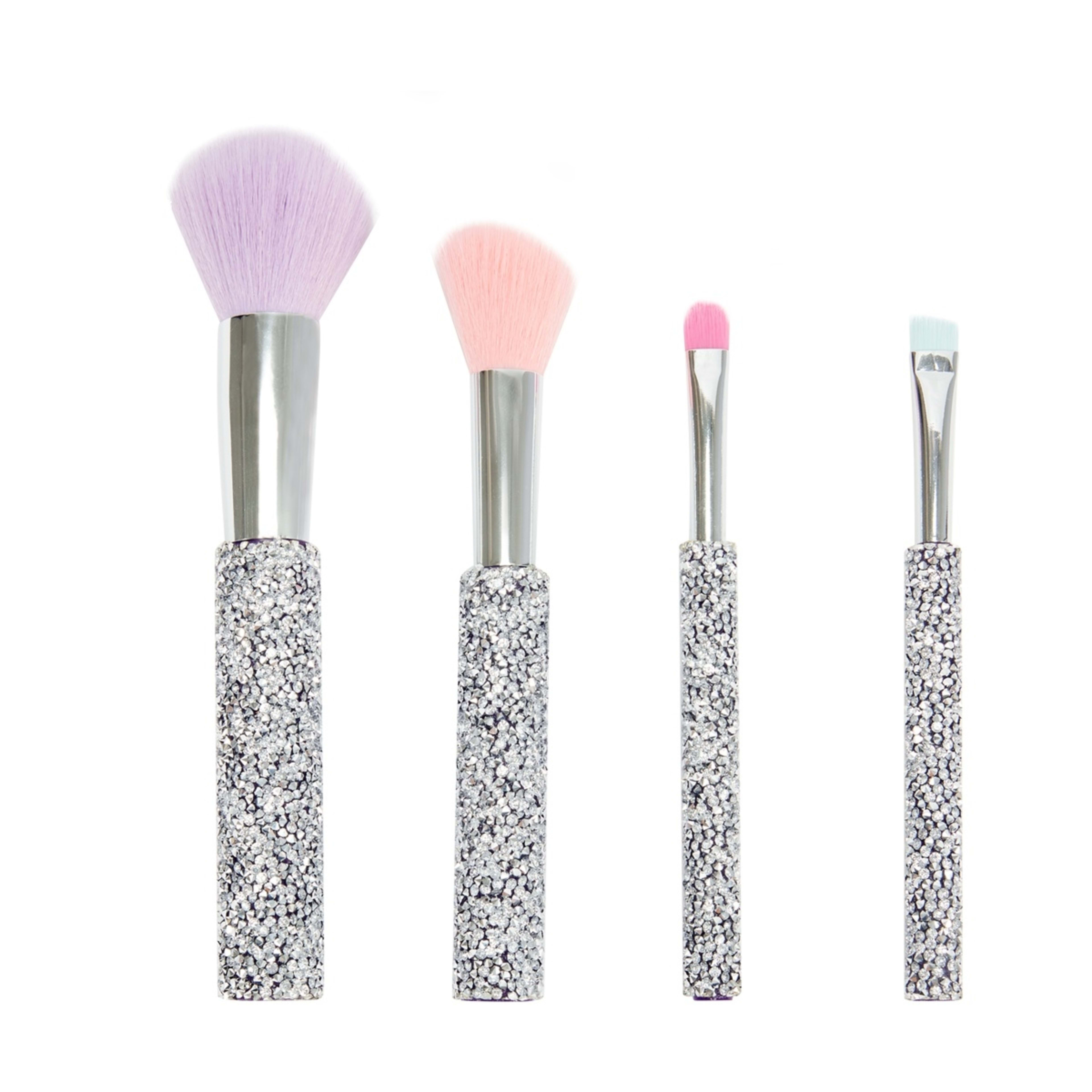 2 OXX Cosmetics 4 Piece Makeup Brush Set - Glitter, 2 of 6