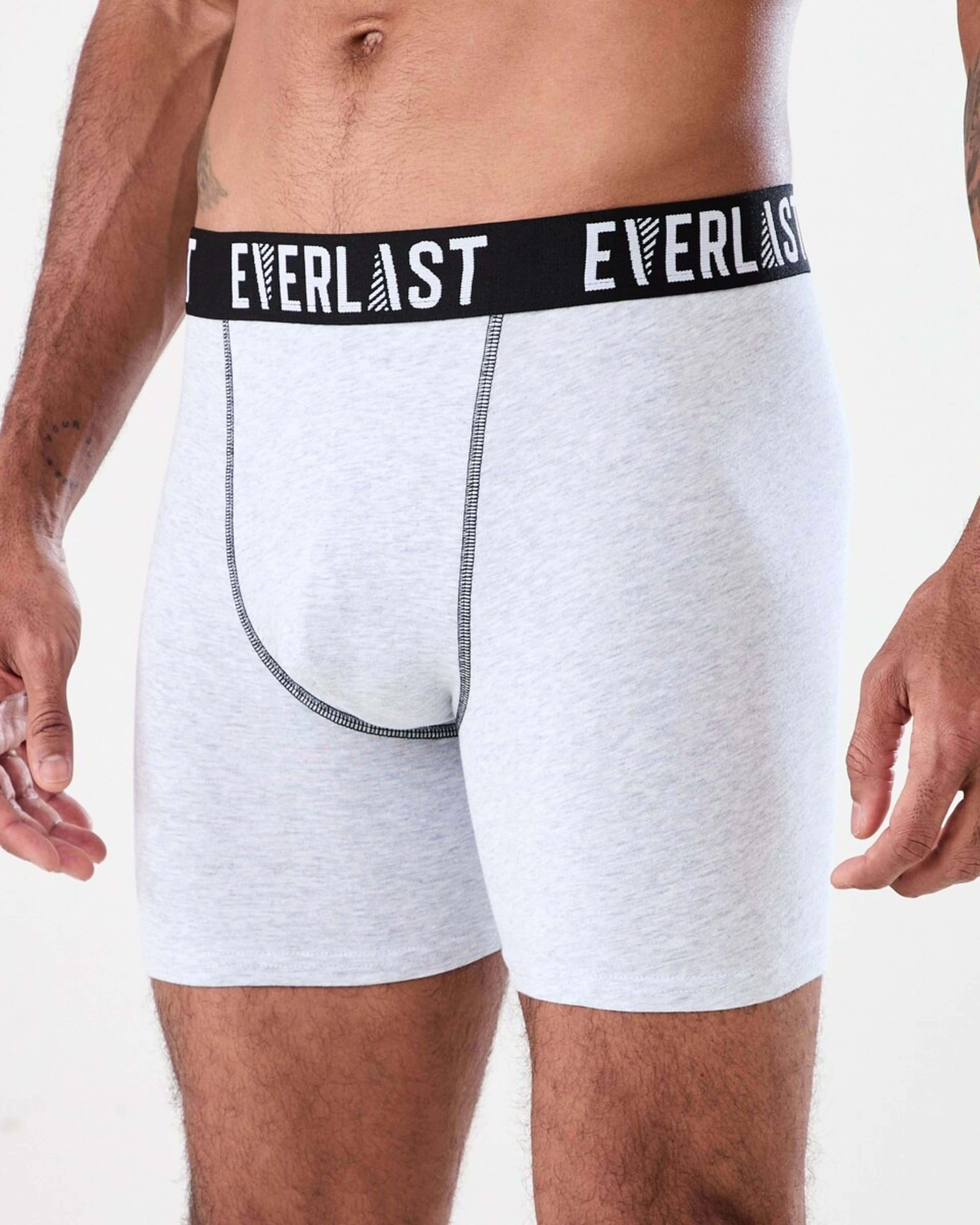 5 3 Pack Everlast Mens Mid Length Trunks CHARCOAL CAMO, 5 of 7