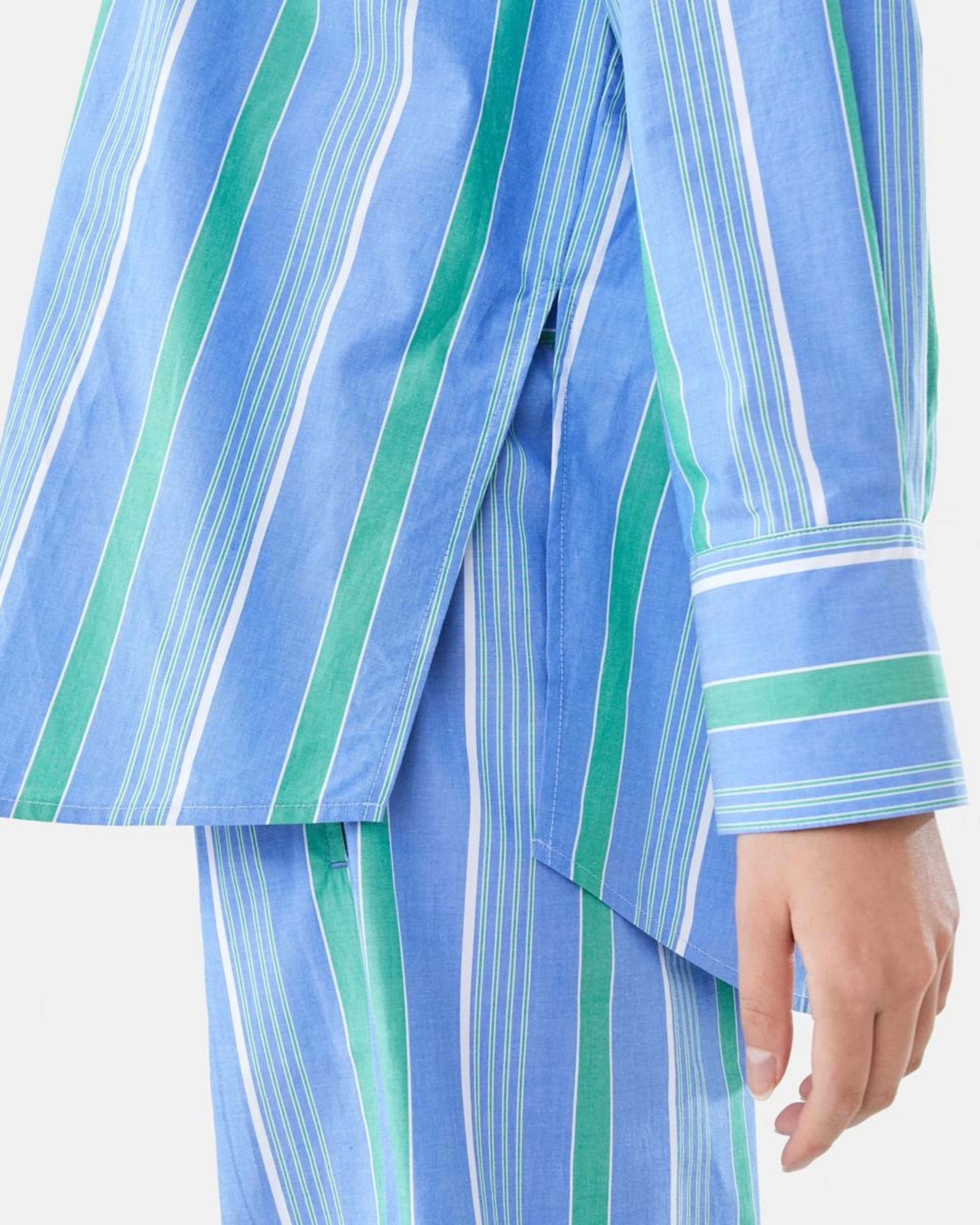 7 Long Sleeve Resort Shirt POP STRIPE BLUE MARINE, 7 of 9