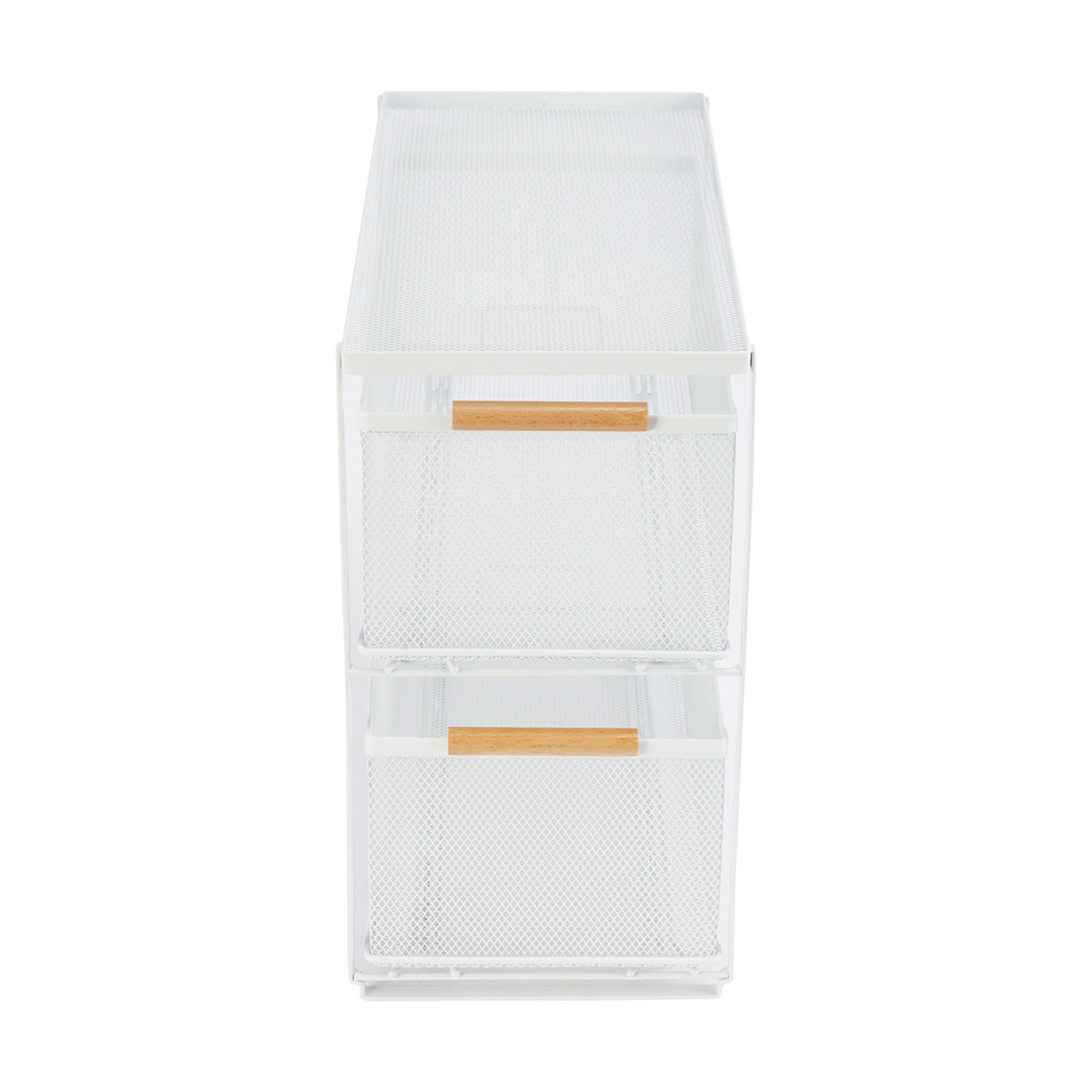 3 2 Drawer Mesh Organiser, 3 of 7