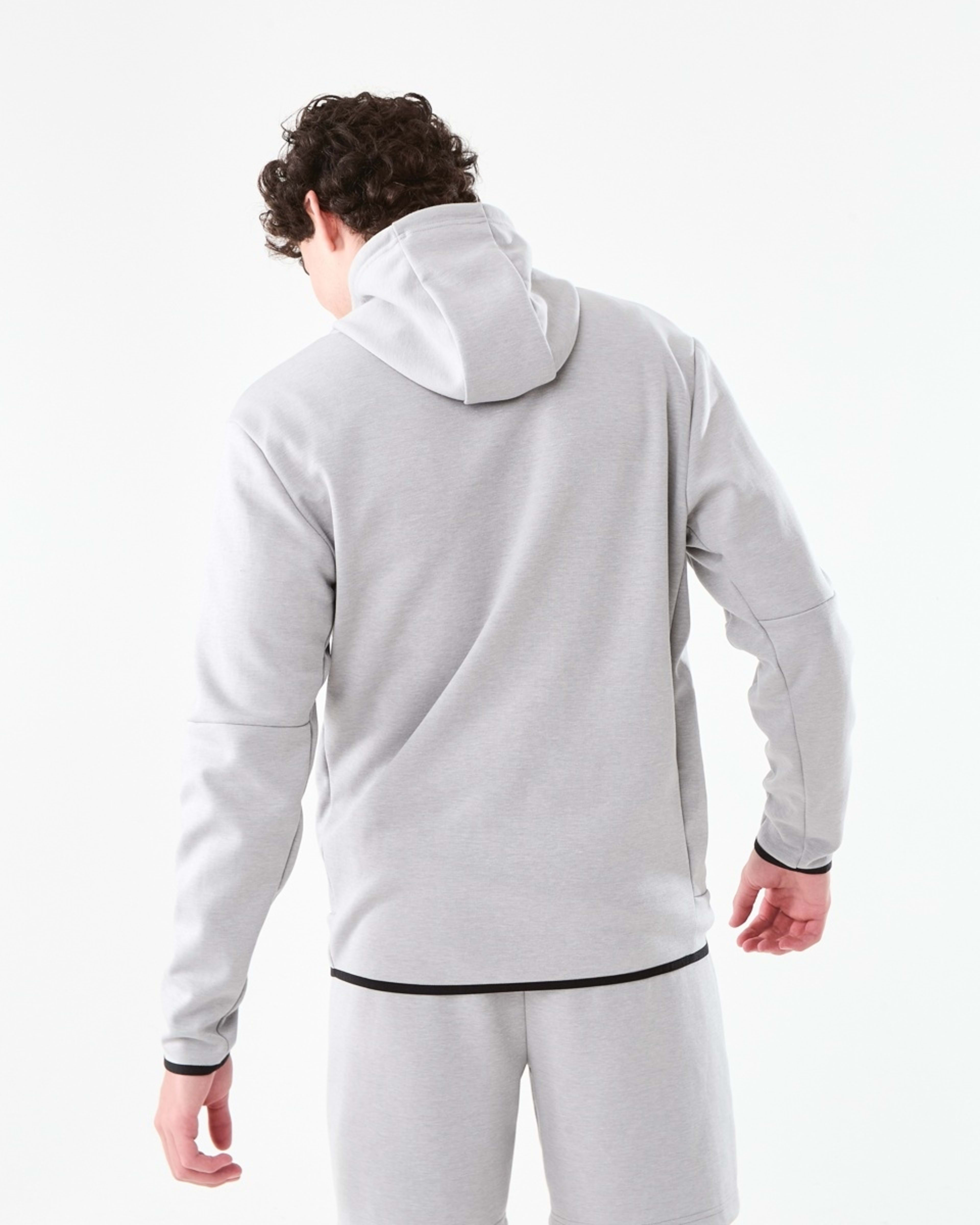 4 Active Mens Sports Hoodie GREY MARLE CORE, 4 of 8