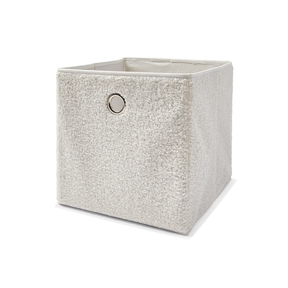 Collapsible Storage Cube Boucle Kmart