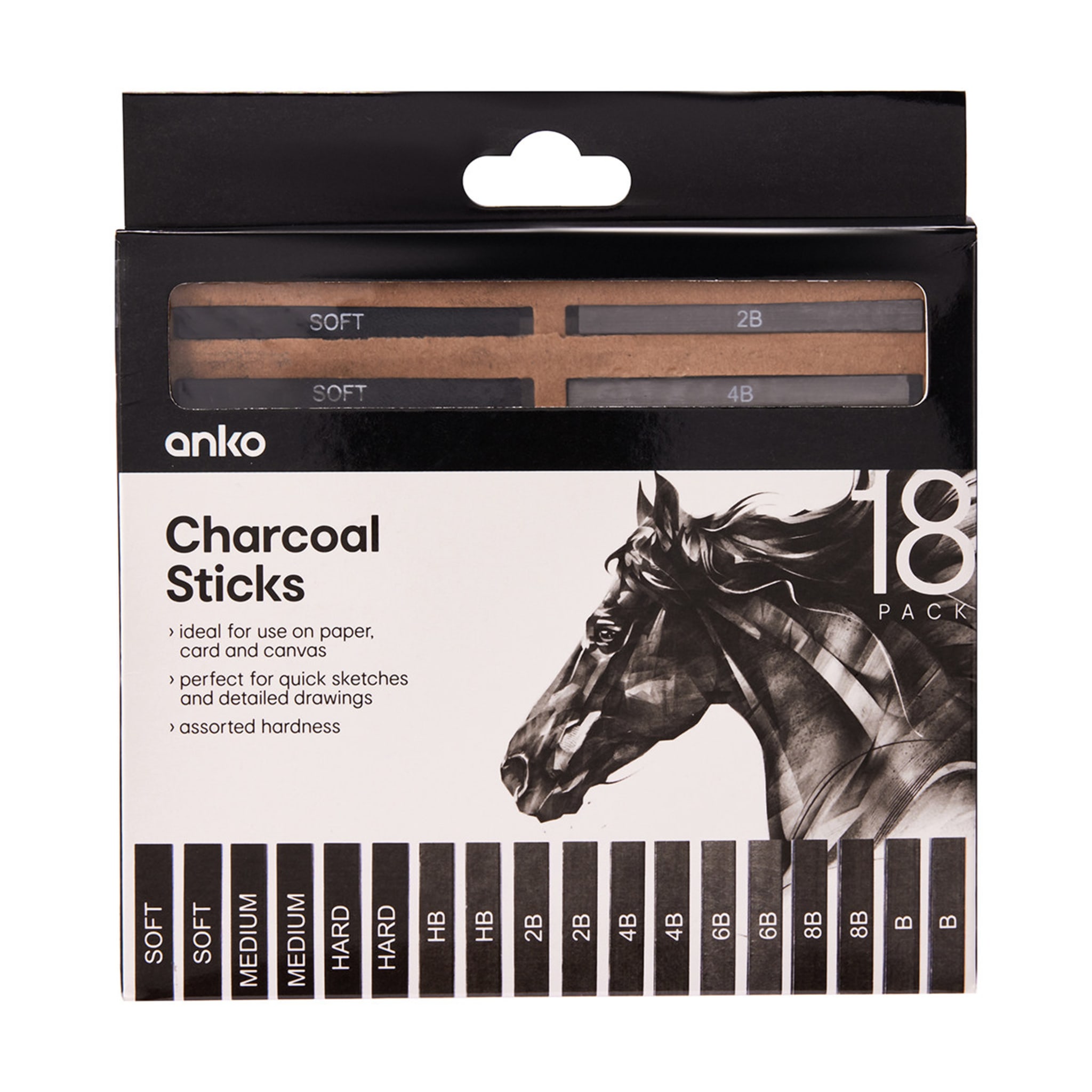 18 Pack Charcoal Sticks Kmart