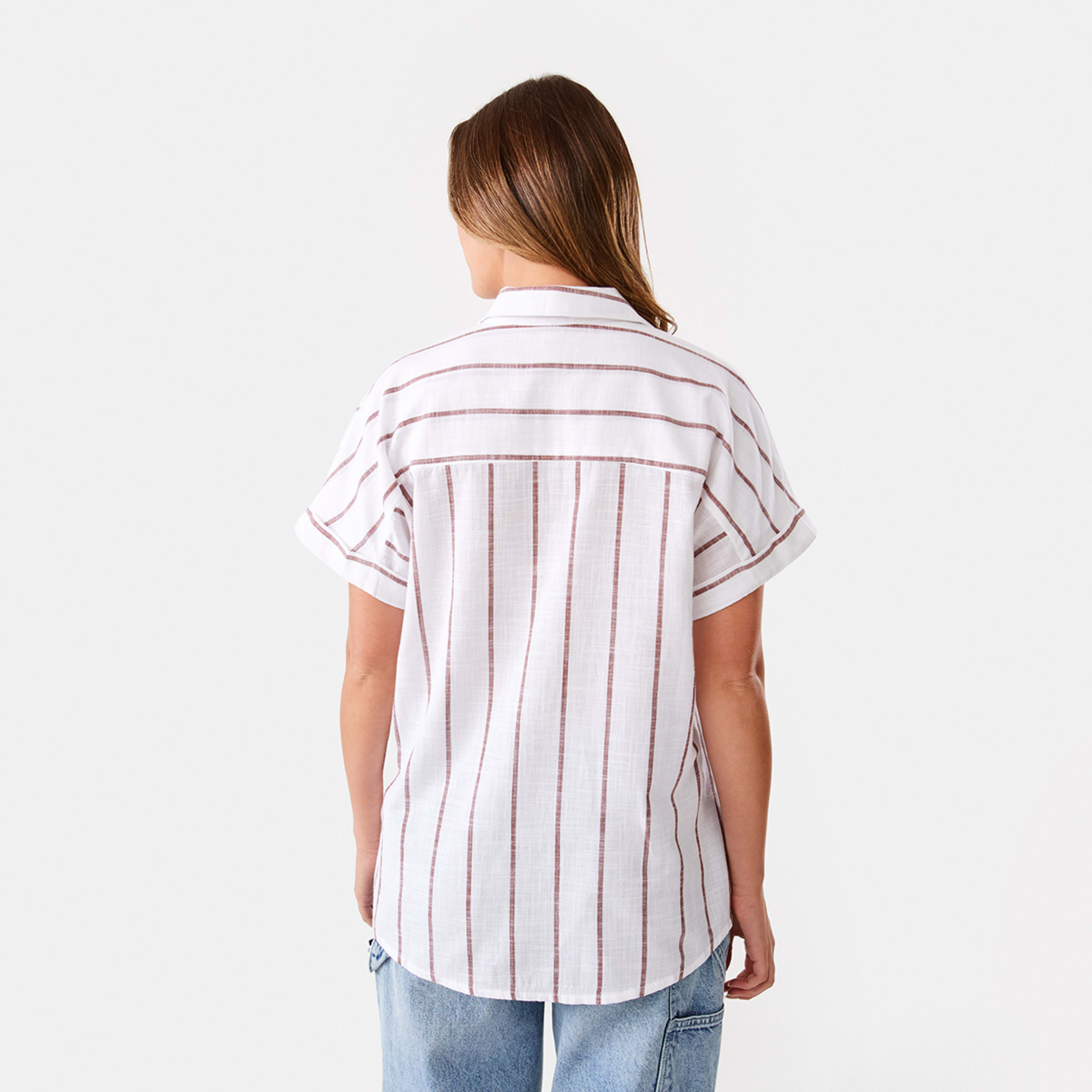 3 Short Sleeve Relaxed Shirt Jul Str Wr, 3 of 6