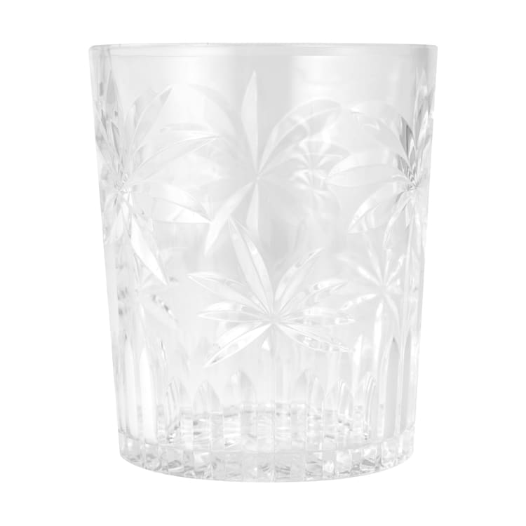 4 Clear Palm Acrylic Tumblers Kmart