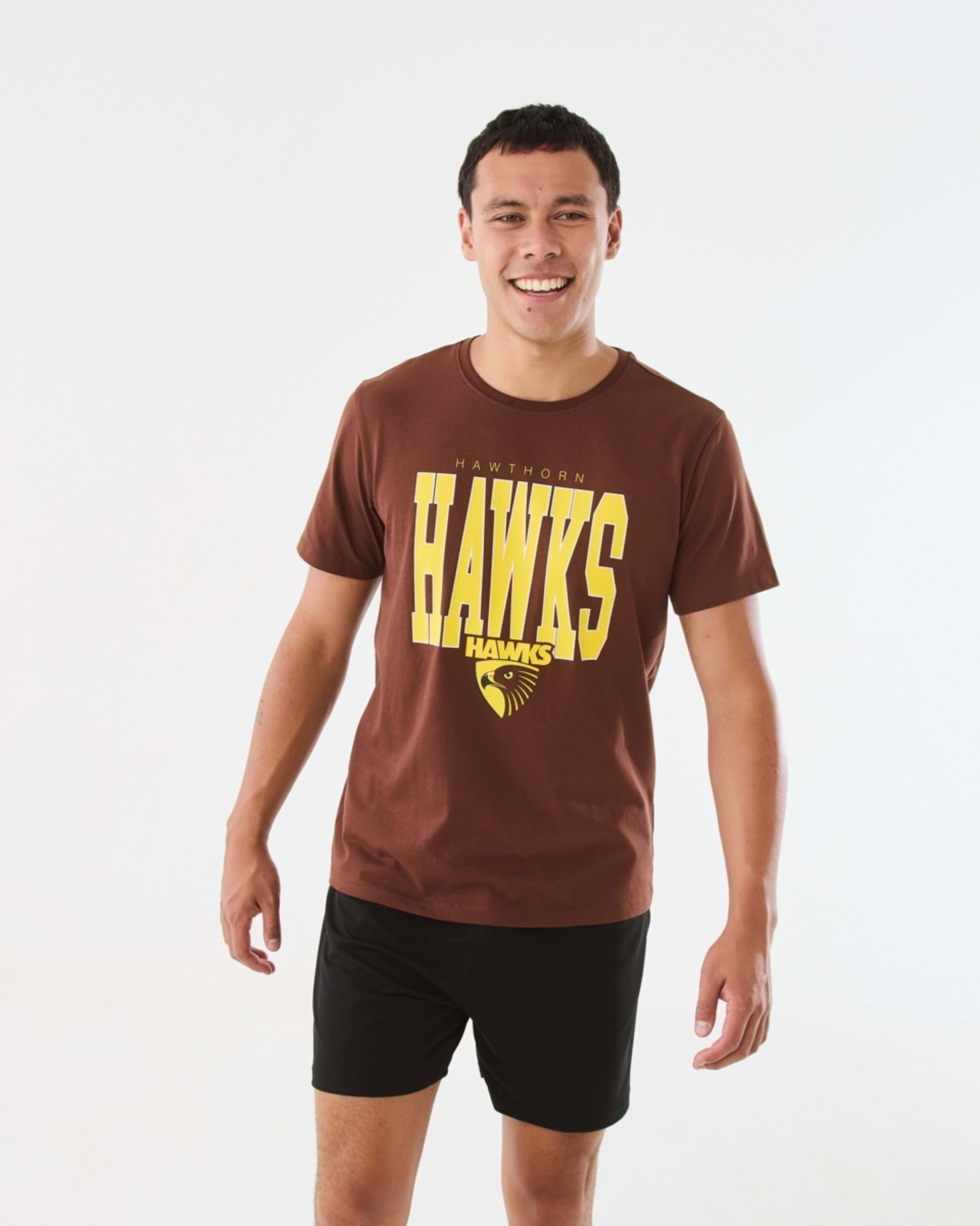 1 Official AFL Adult T-shirt Hawthorn, 1 of 5