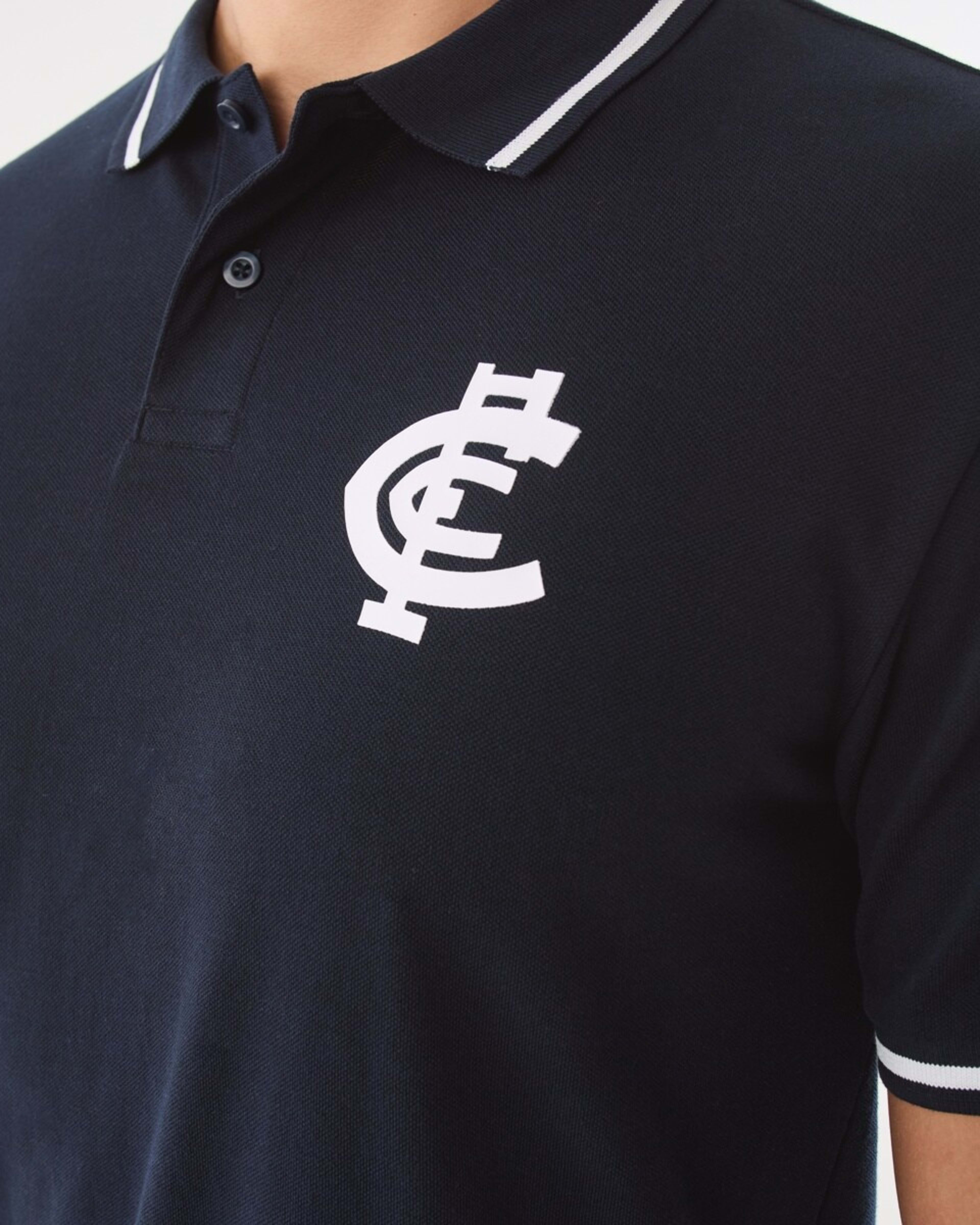 4 Official AFL Adult Polo Shirt Carlton, 4 of 5