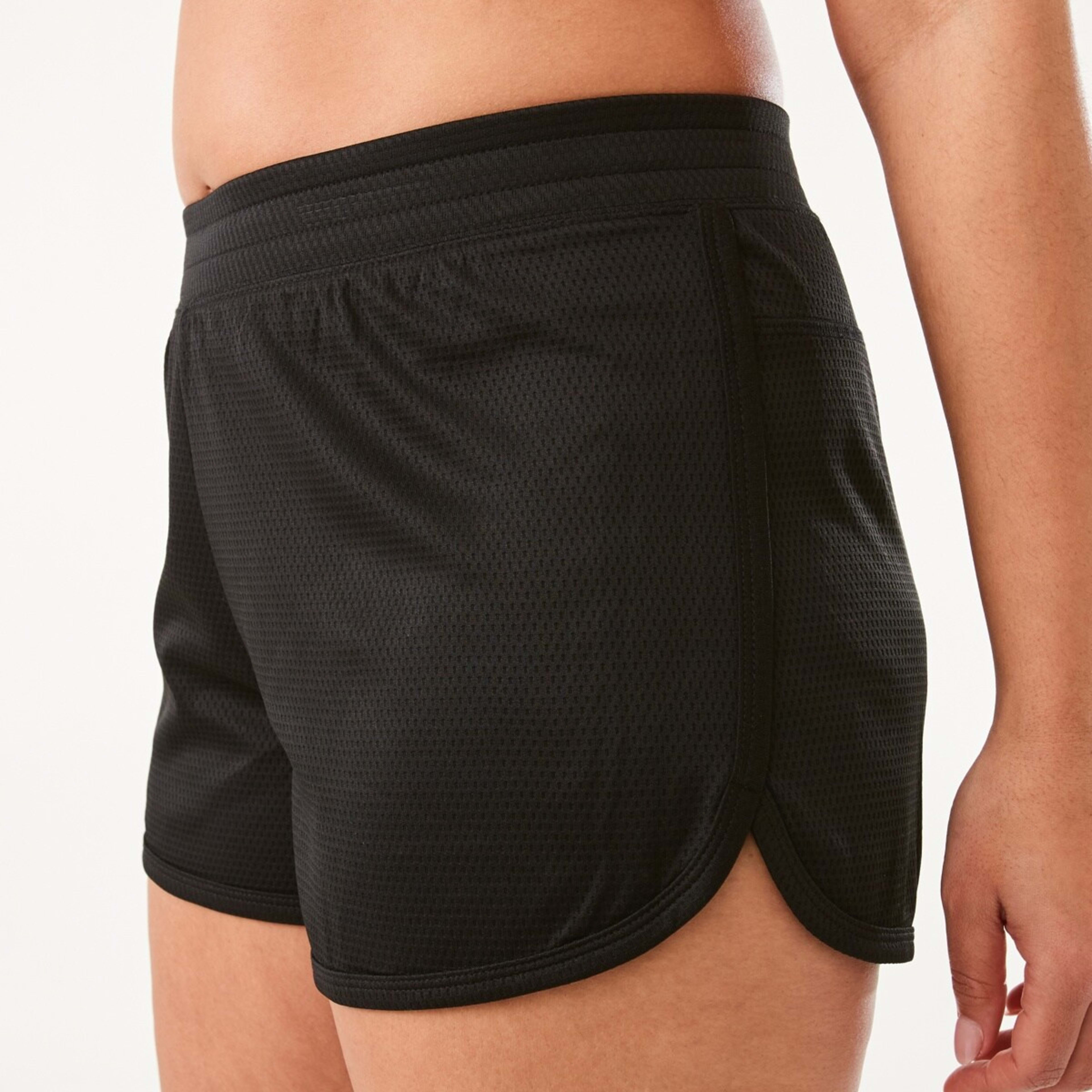 2 Active Womens Mesh Shorts Black, 2 of 7