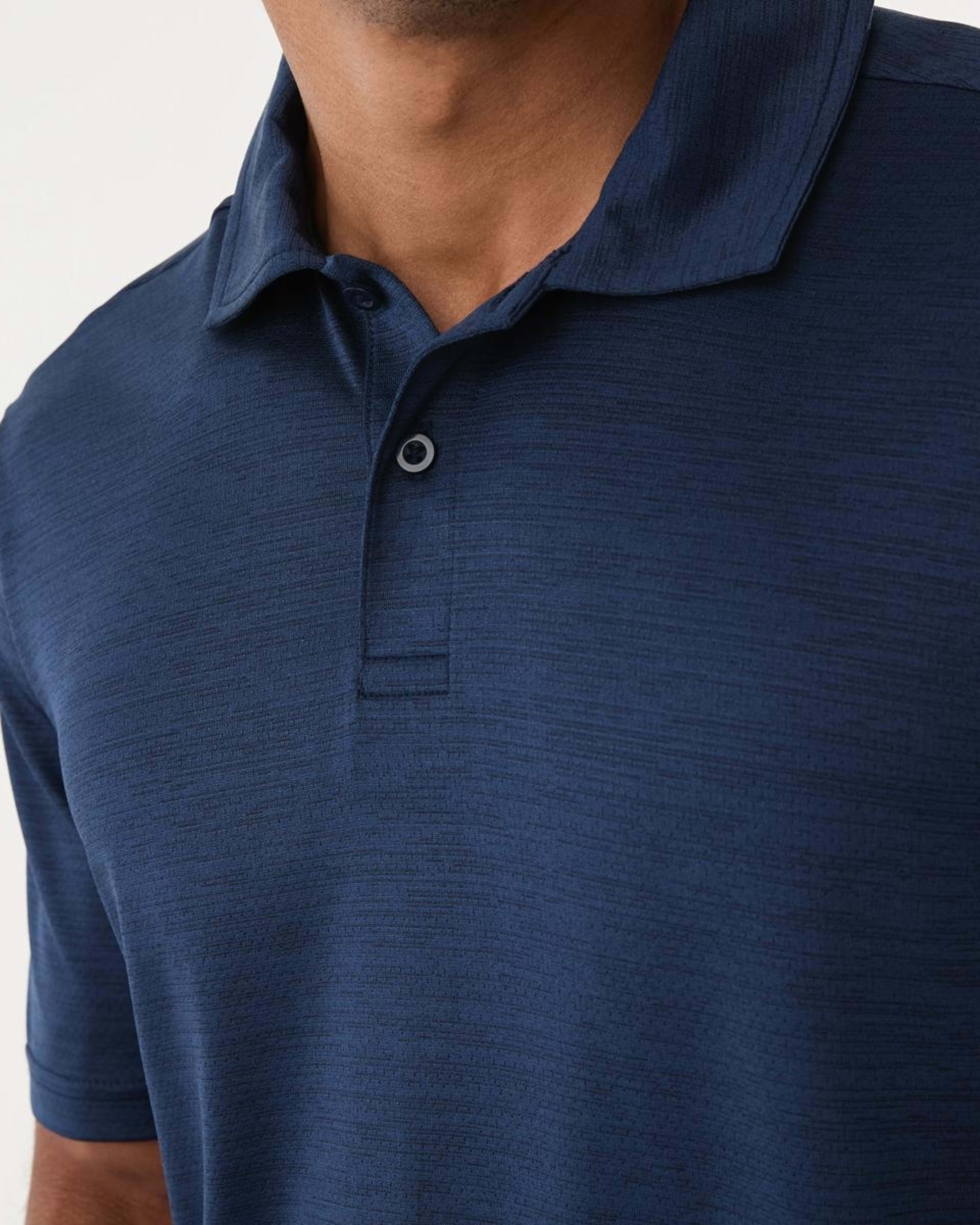 5 Active Mens Cationic Polo Shirt NAVY CORE, 5 of 5
