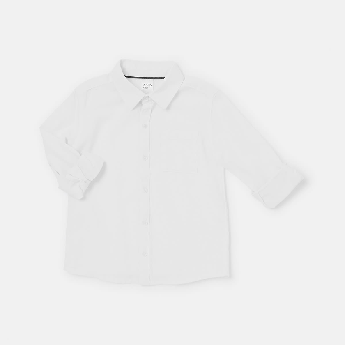Long Sleeve Linen Shirt - Kmart