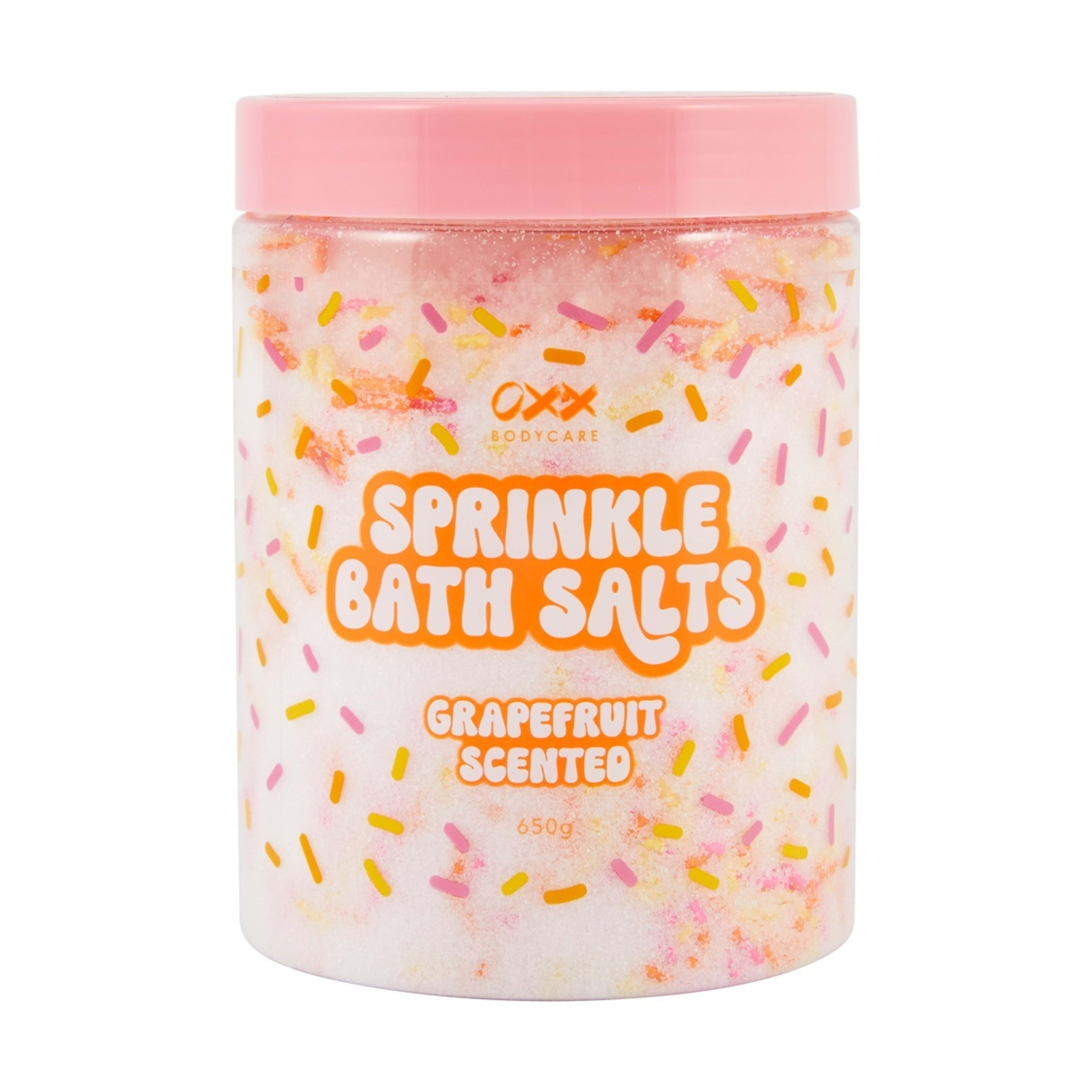 1 OXX Bodycare Sprinkle Bath Salts 650g - Grapefruit Scented