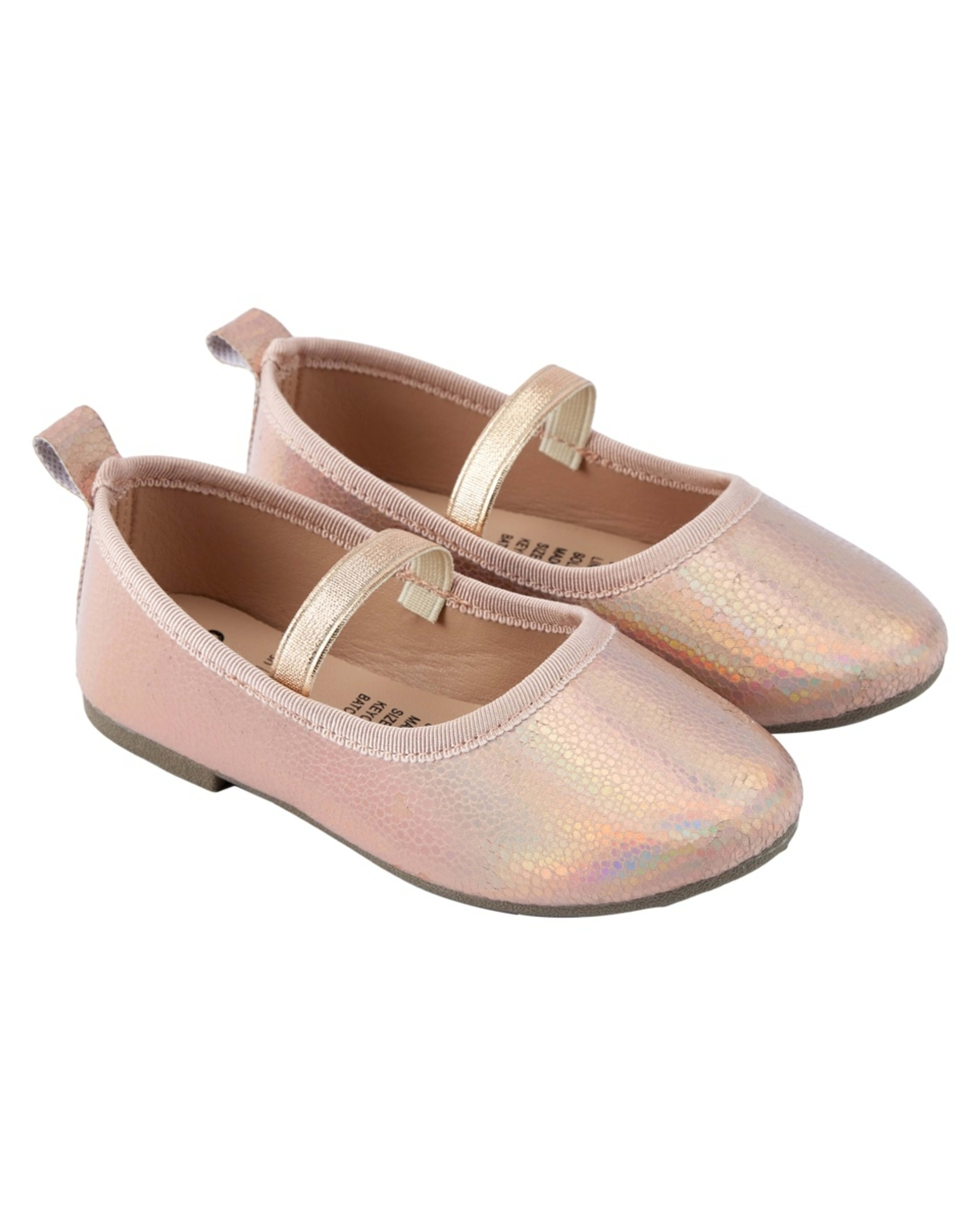 4 Junior Glitter Flats Rosegold, 4 of 5