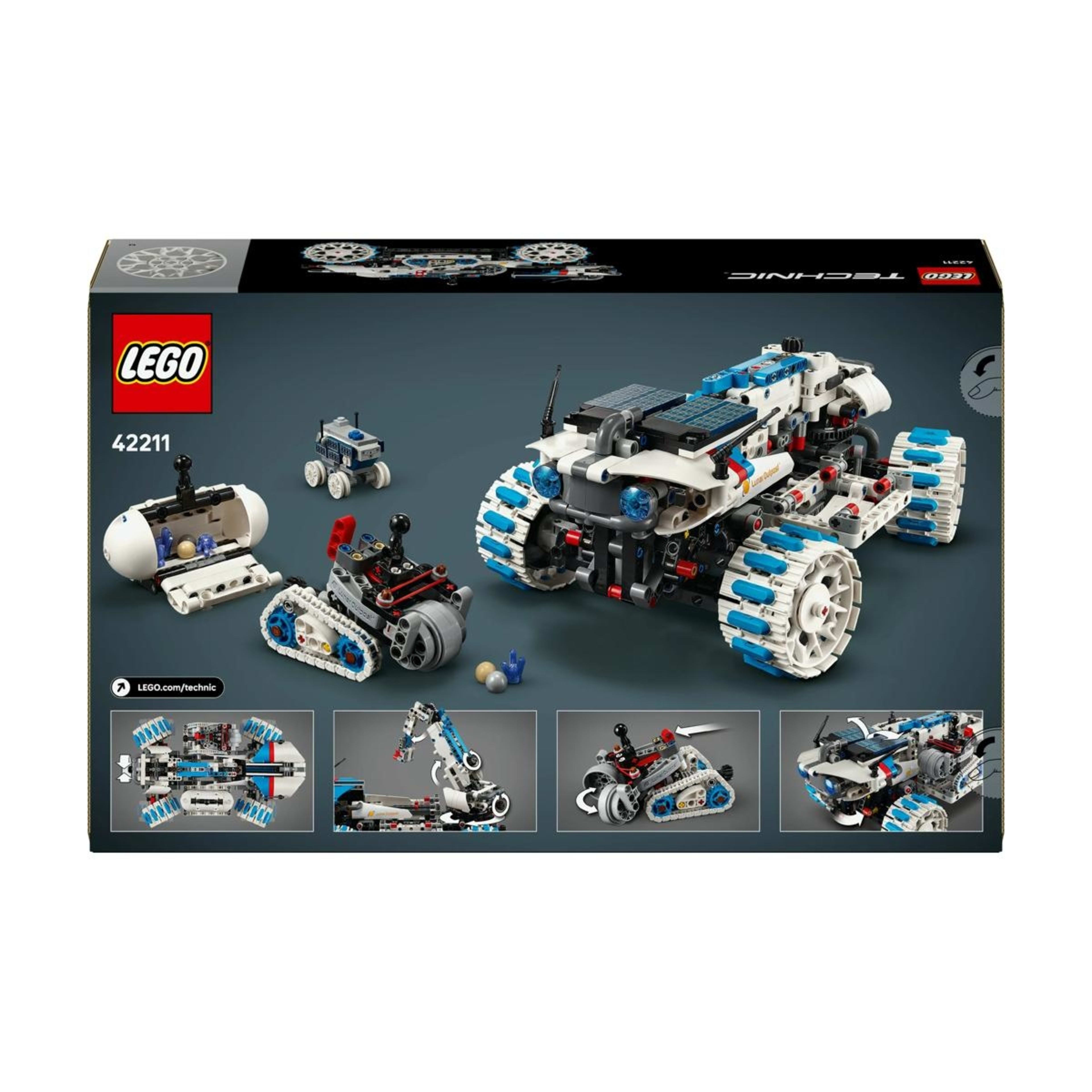 10 LEGO Technic Lunar Outpost Moon Rover Space Vehicle 42211, 10 of 10