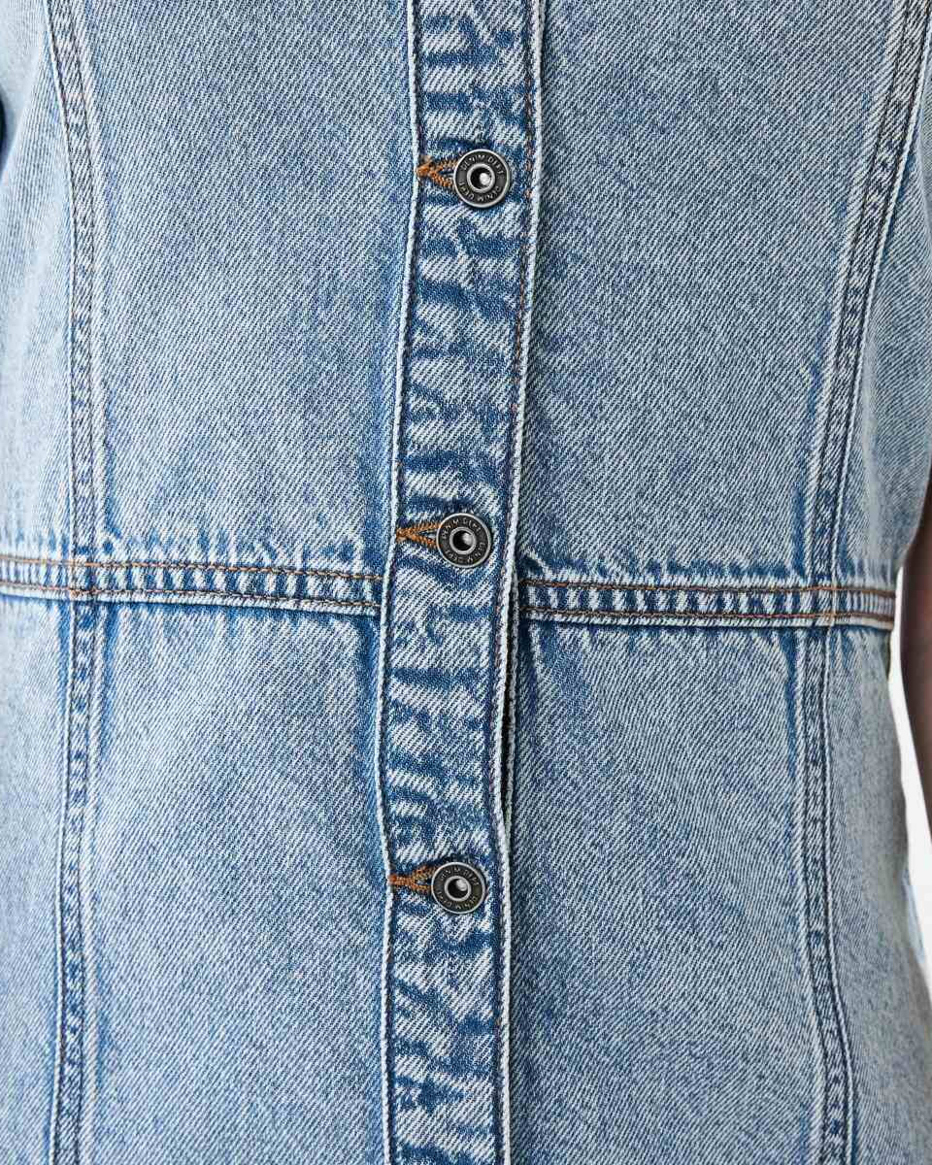 5 Denim Dress LIGHT WASH, 5 of 7