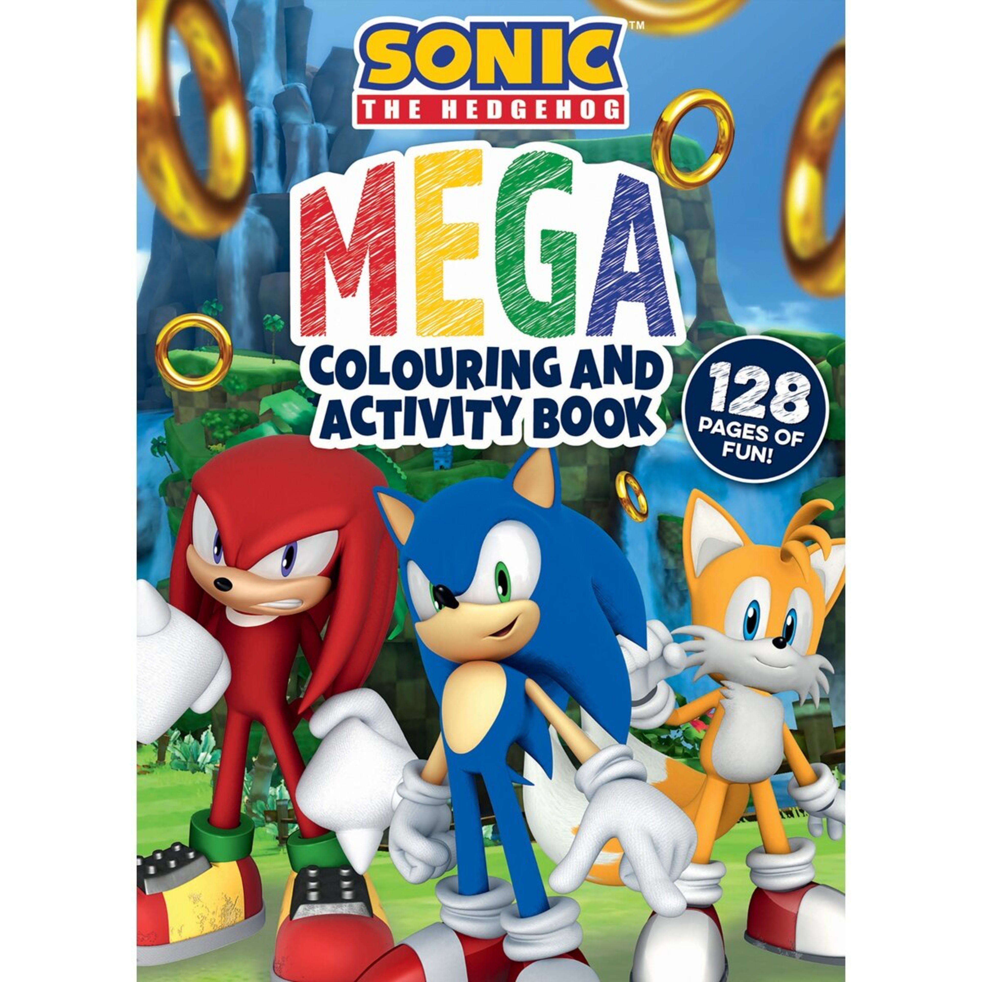 1 Sonic The Hedgehog Mega Colouring and Activity Book
