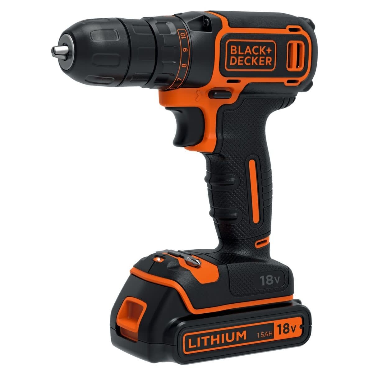 Black+Decker 18V Lithium-Ion Compact 
