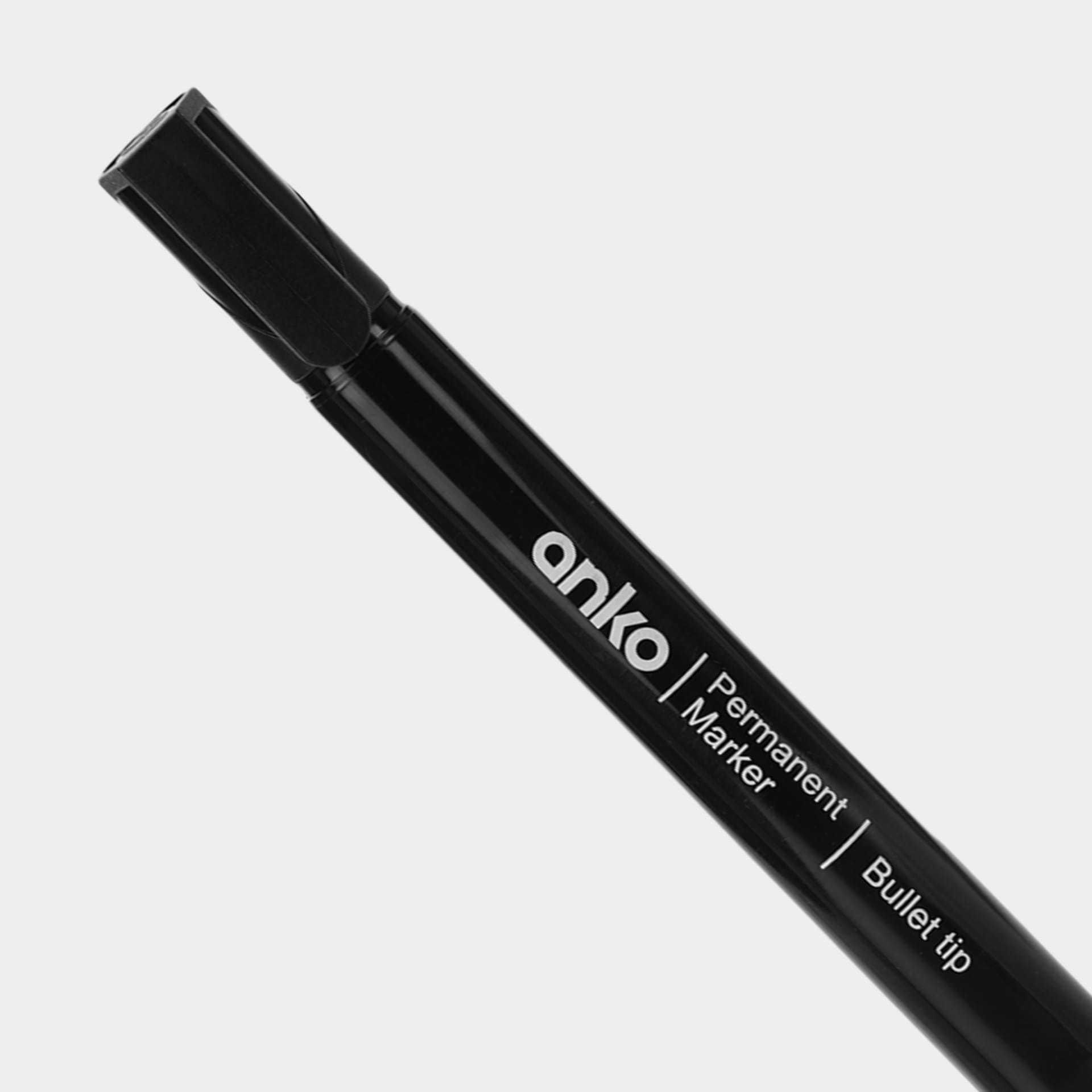 4 Pack Permanent Markers Black Kmart