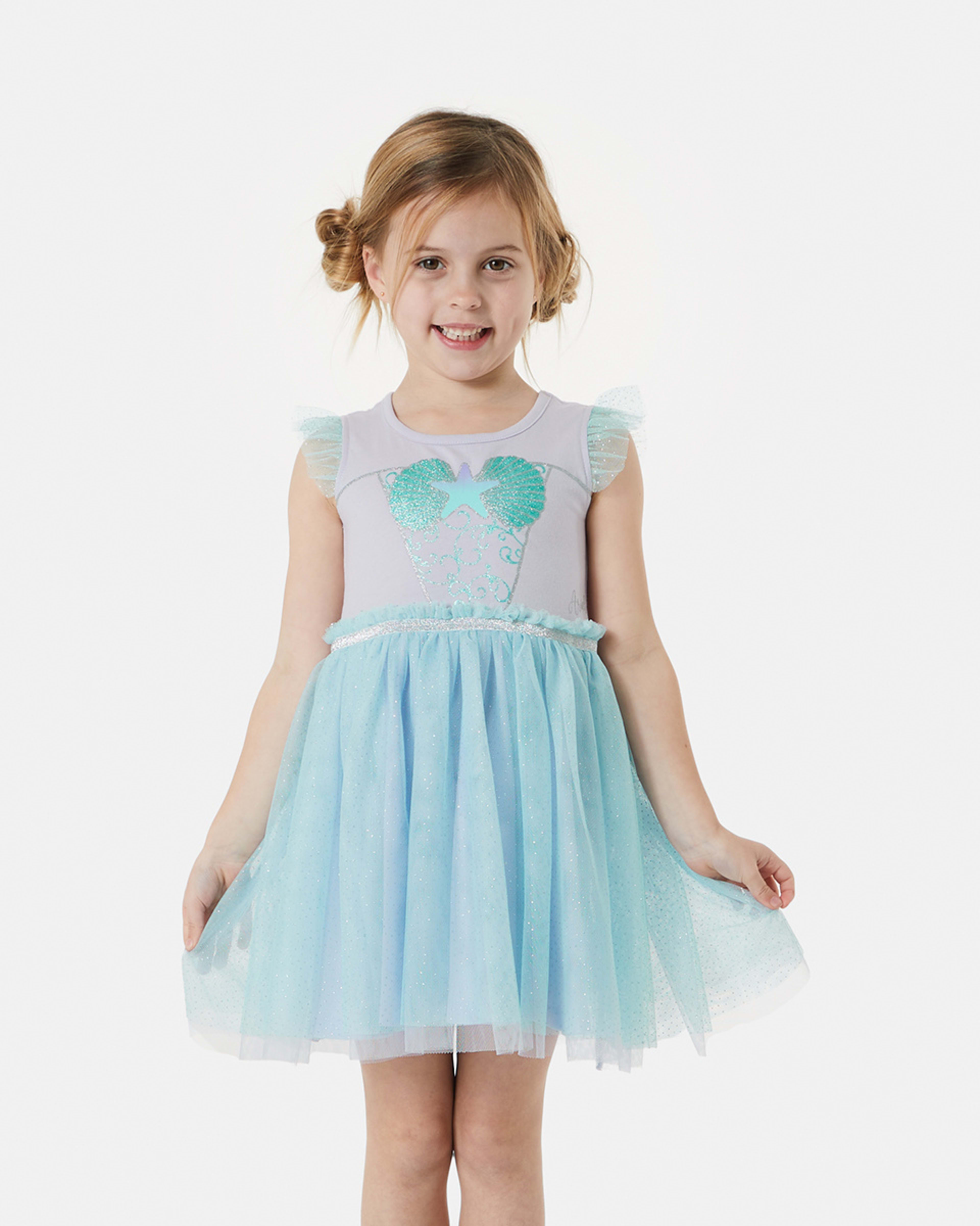 Disney Princess License Ariel Sleeveless Tutu Dress Kmart