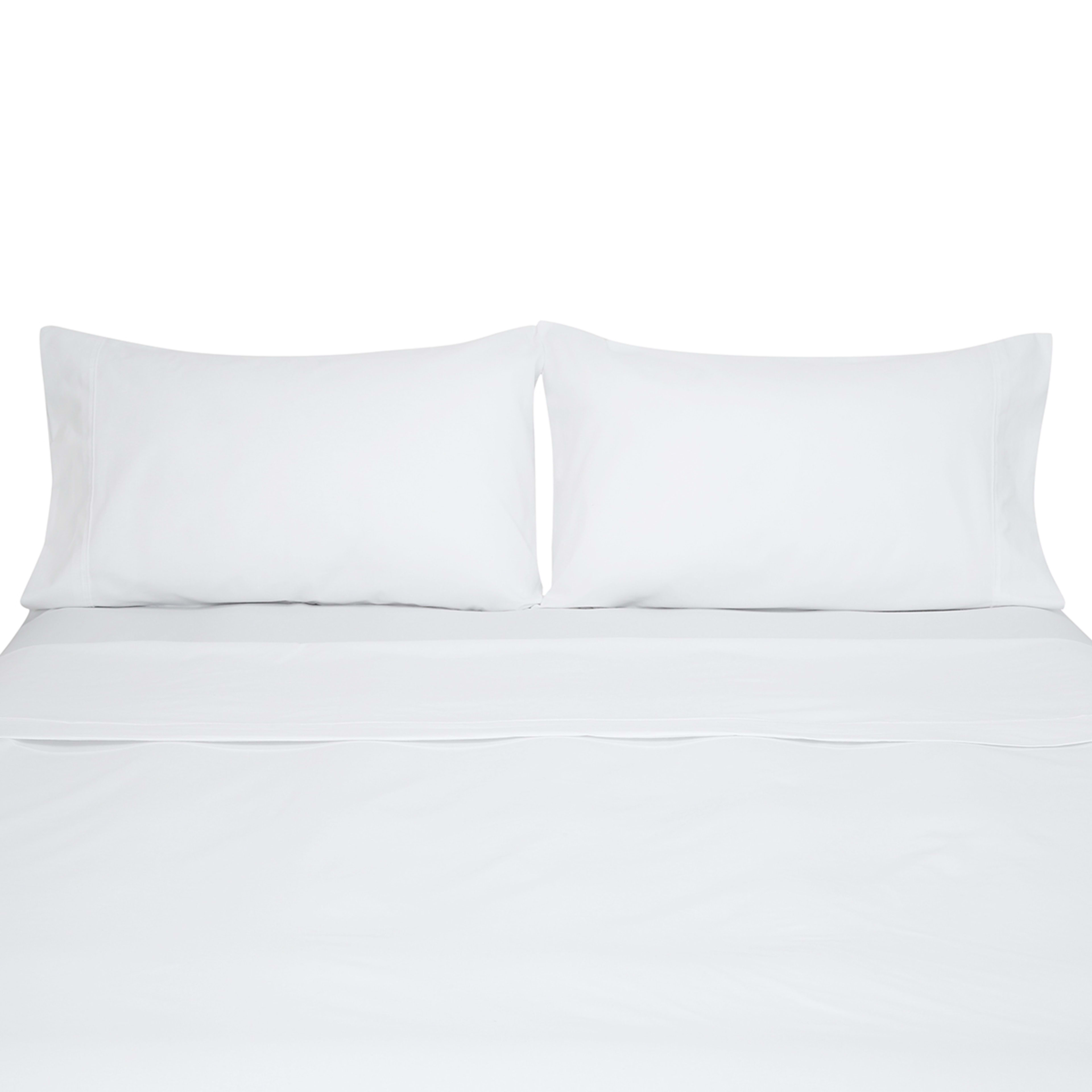 180 Thread Count Sheet Set Queen Bed, White Kmart