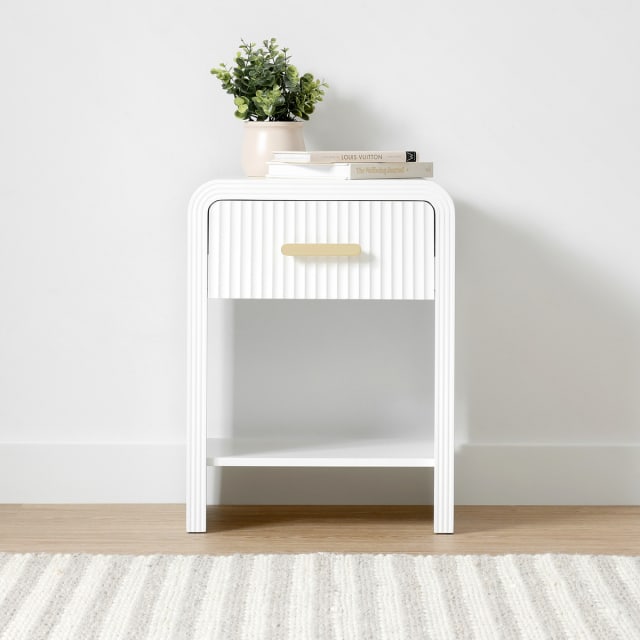 Linear 1 Drawer Bedside Table - Kmart