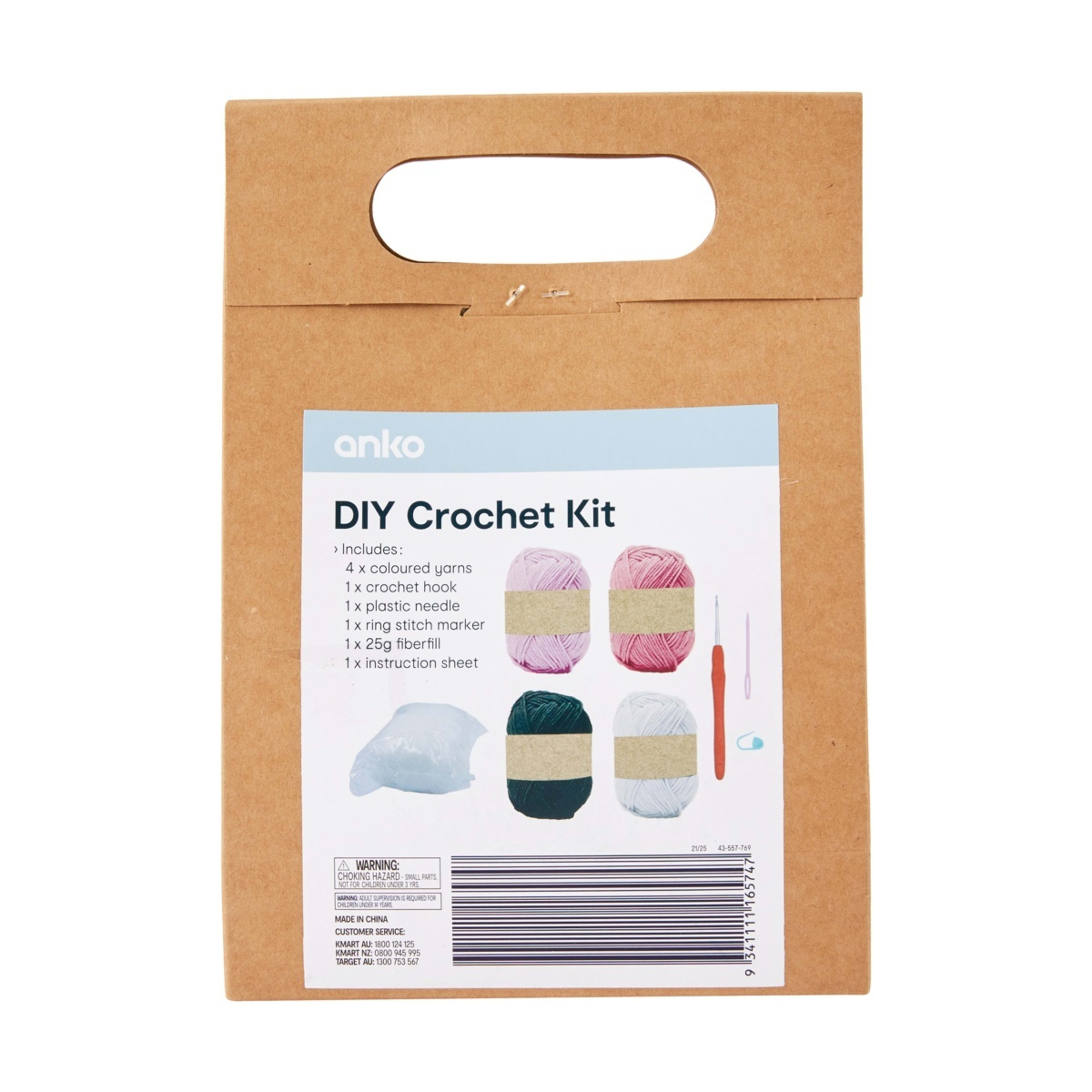 3 DIY Crochet Kit - Axolotl, 3 of 3