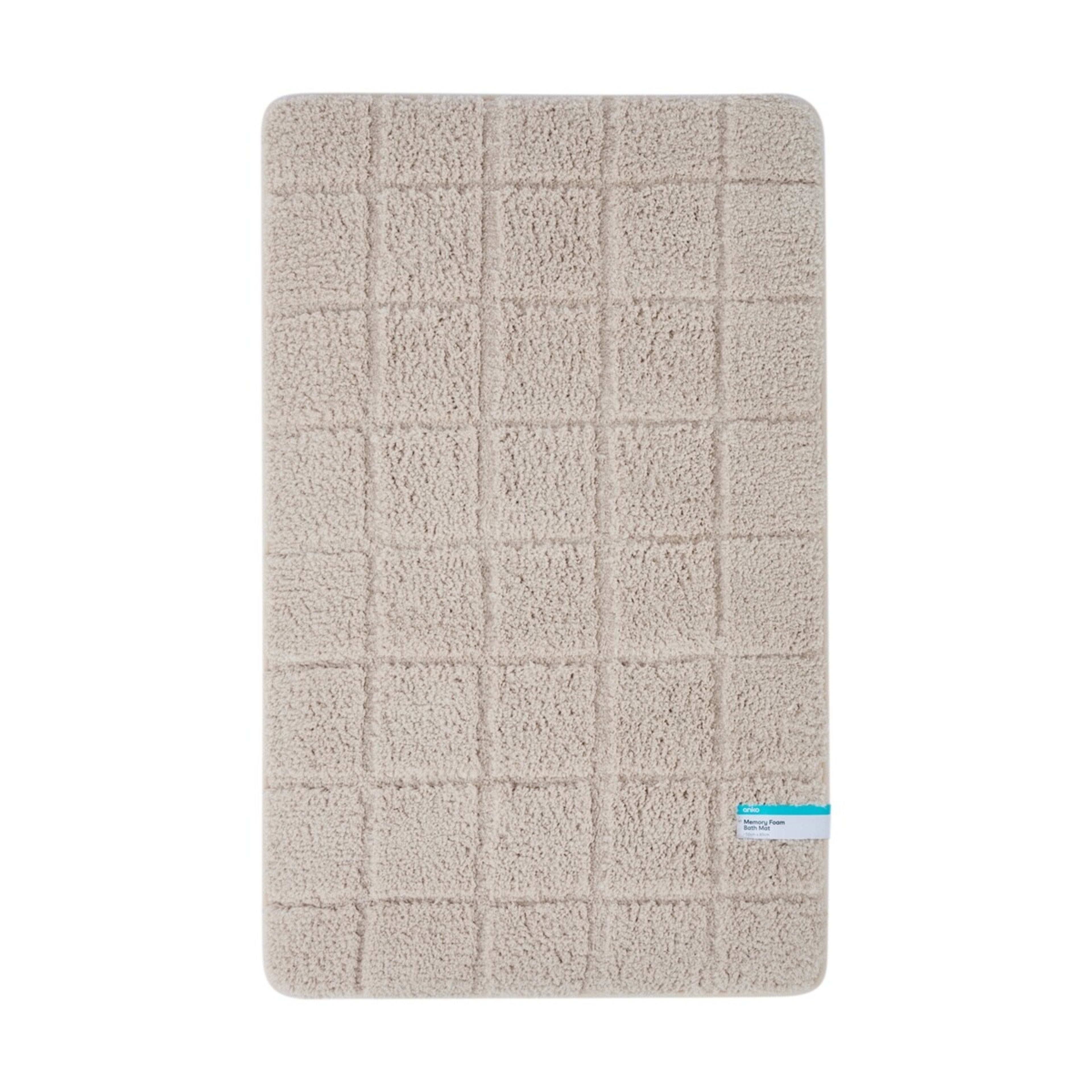 5 Memory Foam Bath Mat - Natural, 5 of 5