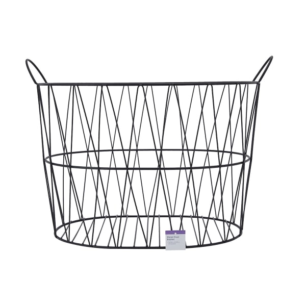 Metal Oval Basket