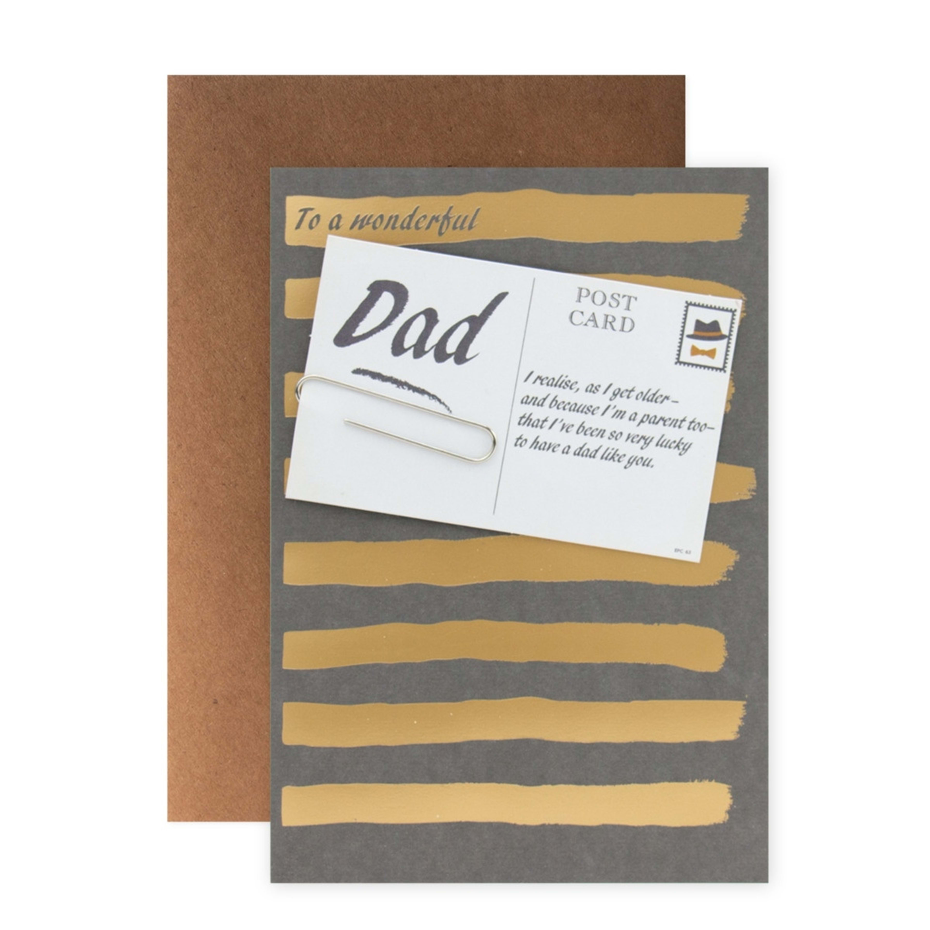 1 Connections from Hallmark Birthday Card for Dad - Post Card