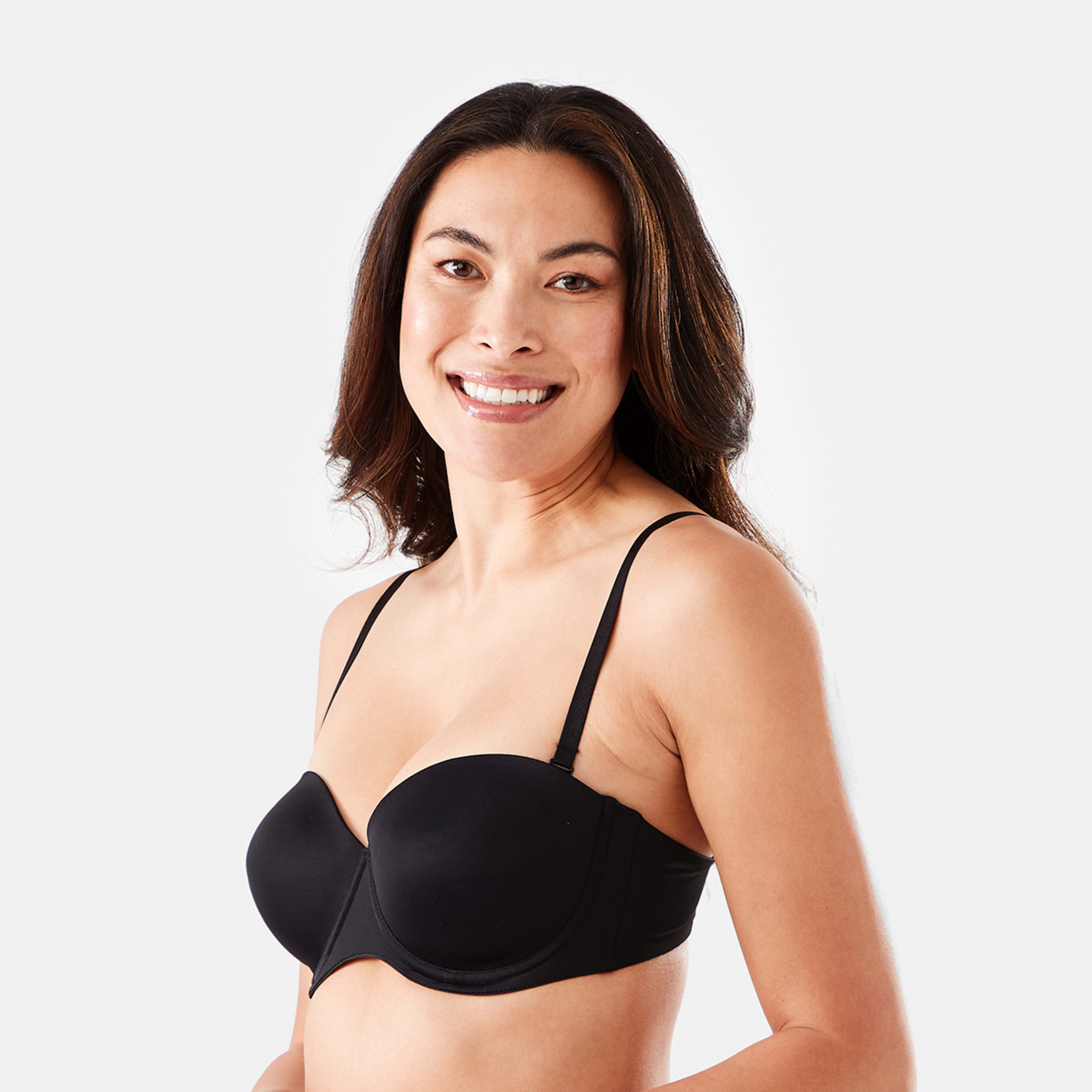 3 Strapless Push-Up Bra Black, 3 of 9