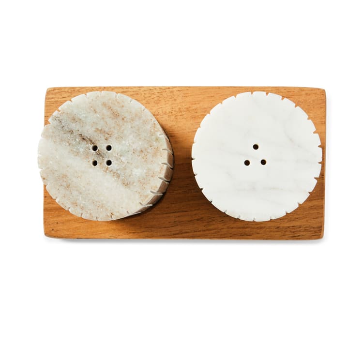 Marble Salt and Pepper Shaker Set Kmart