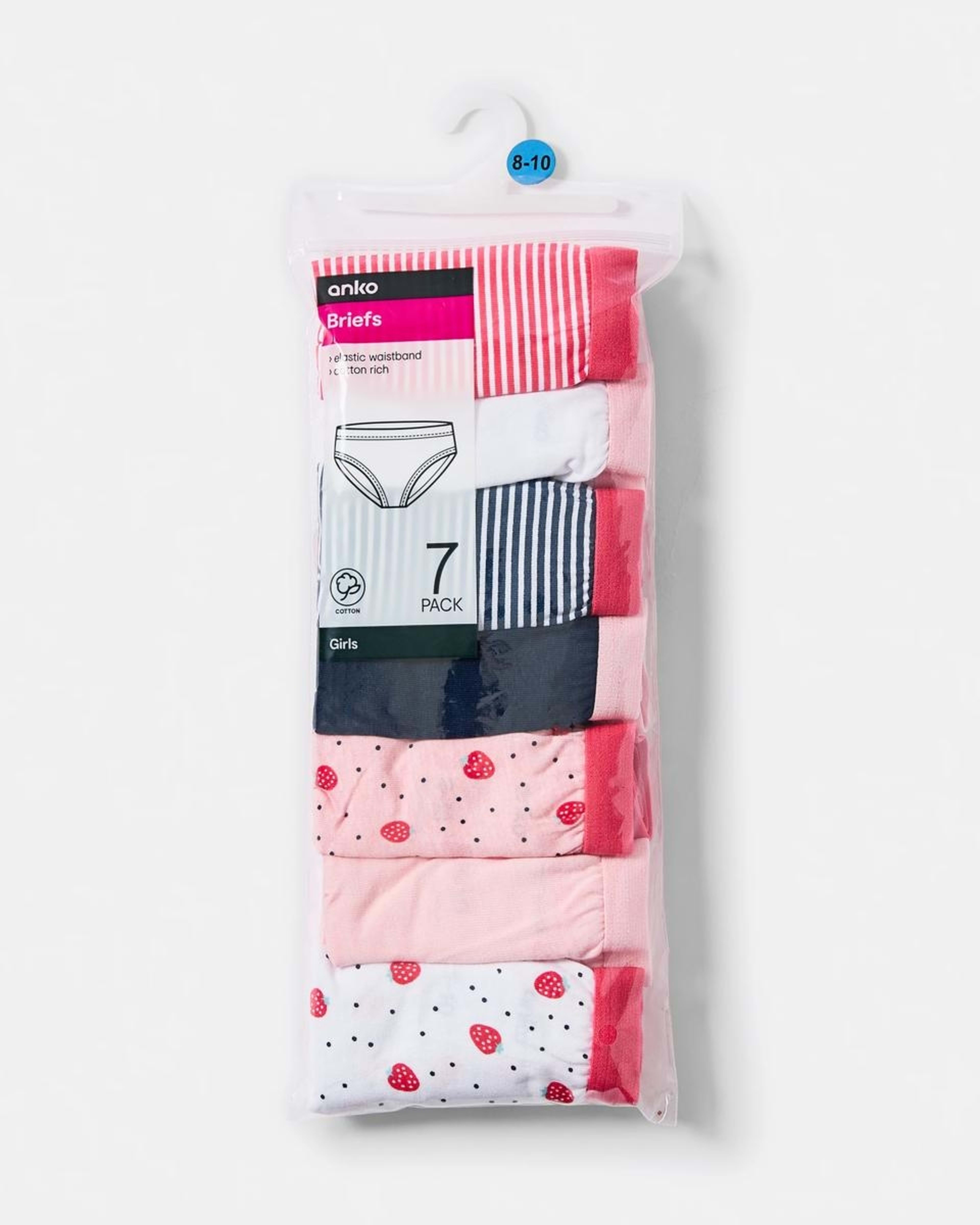 10 7 Pack Print Briefs STRAWBERRIES, 10 of 10