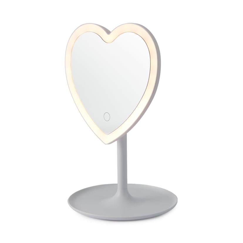 Heart Shaped LED Mirror Kmart