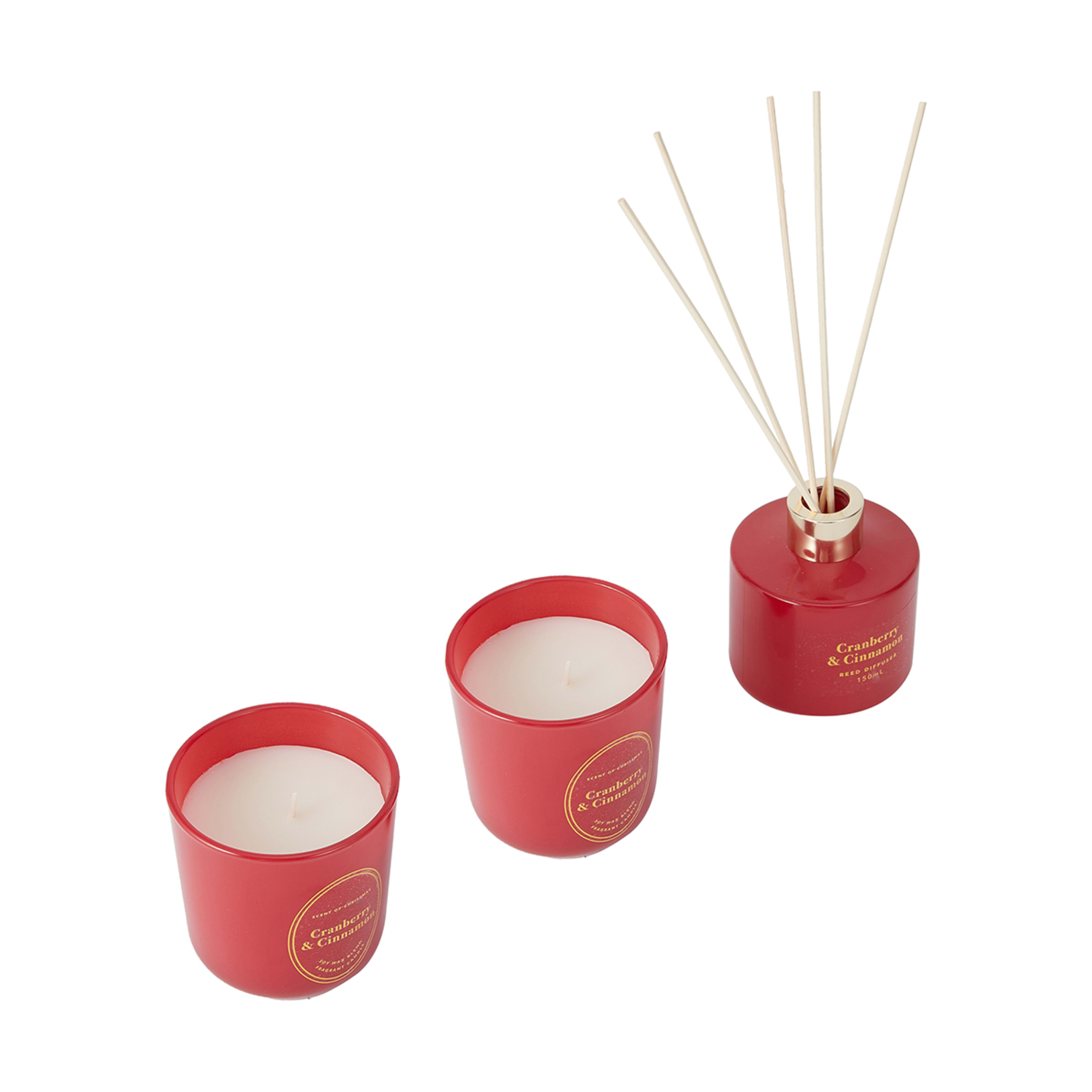 Christmas Candle and Reed Diffuser Gift Set Kmart