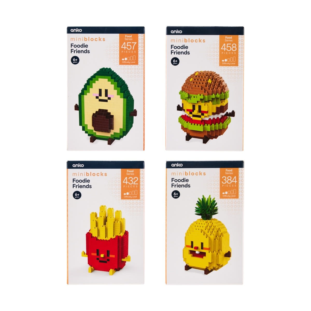Mini Blocks Food Series: Foodie Friends - Assorted - Kmart