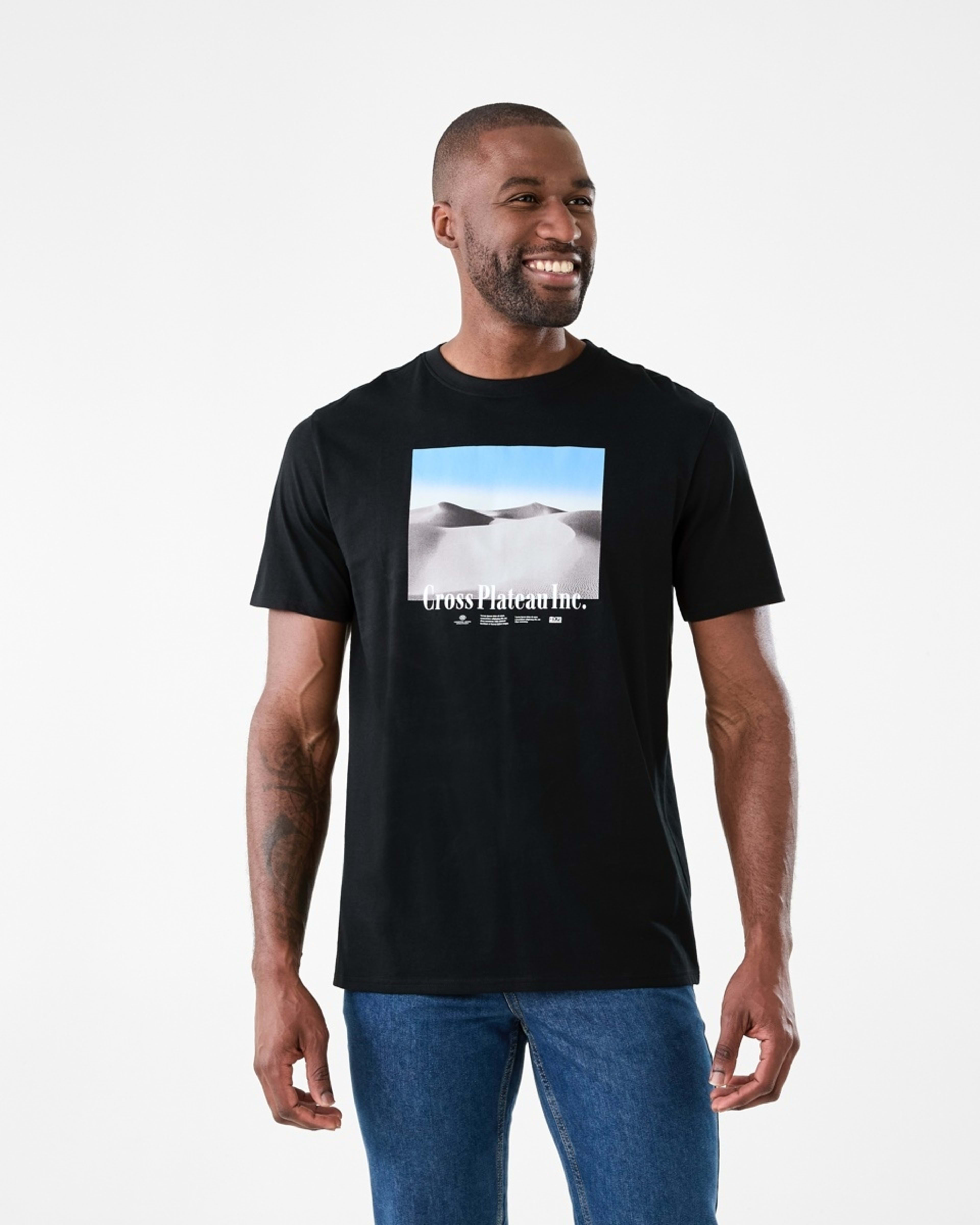 1 Print T-shirt Black, 1 of 5