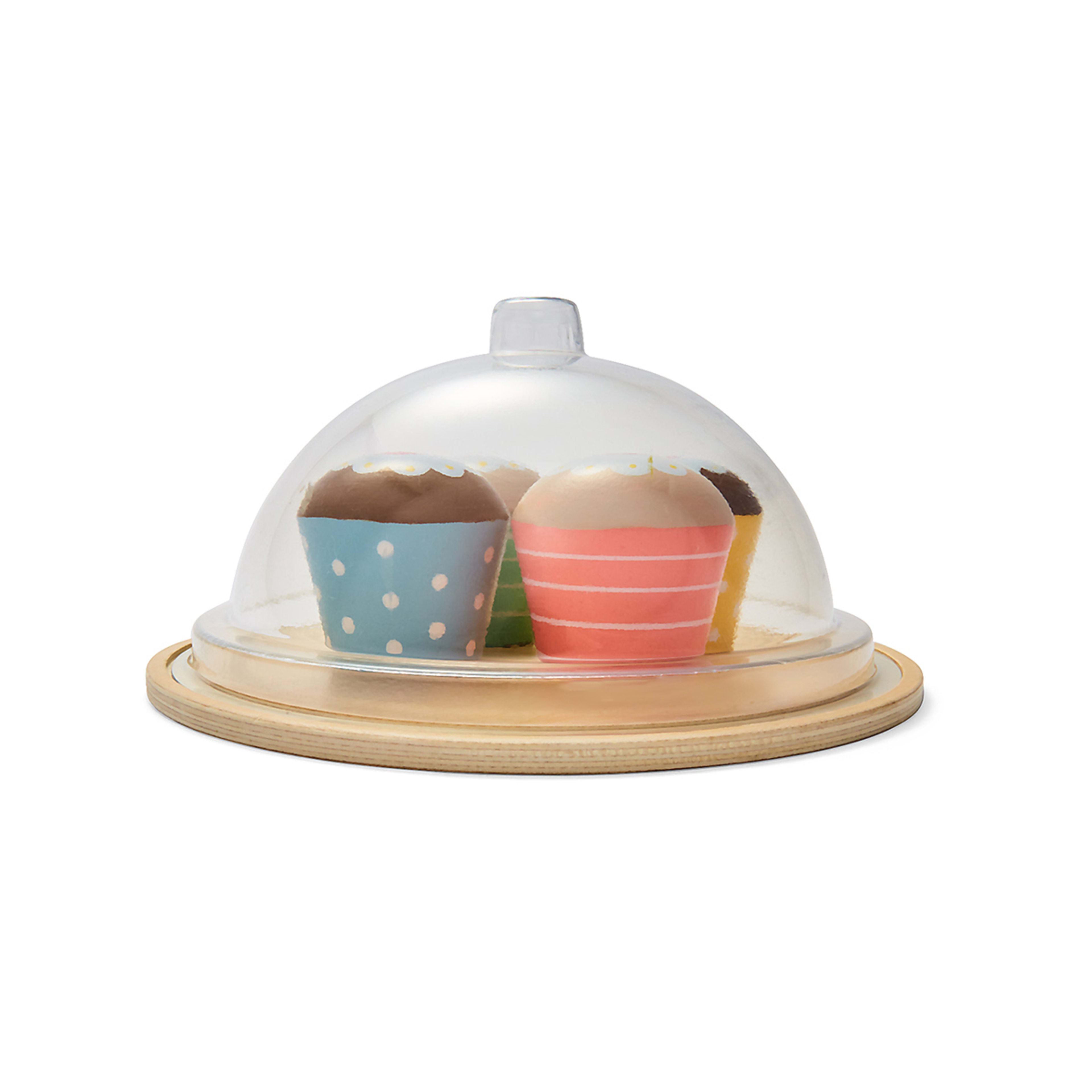 6 Piece Wooden Cupcakes Kmart