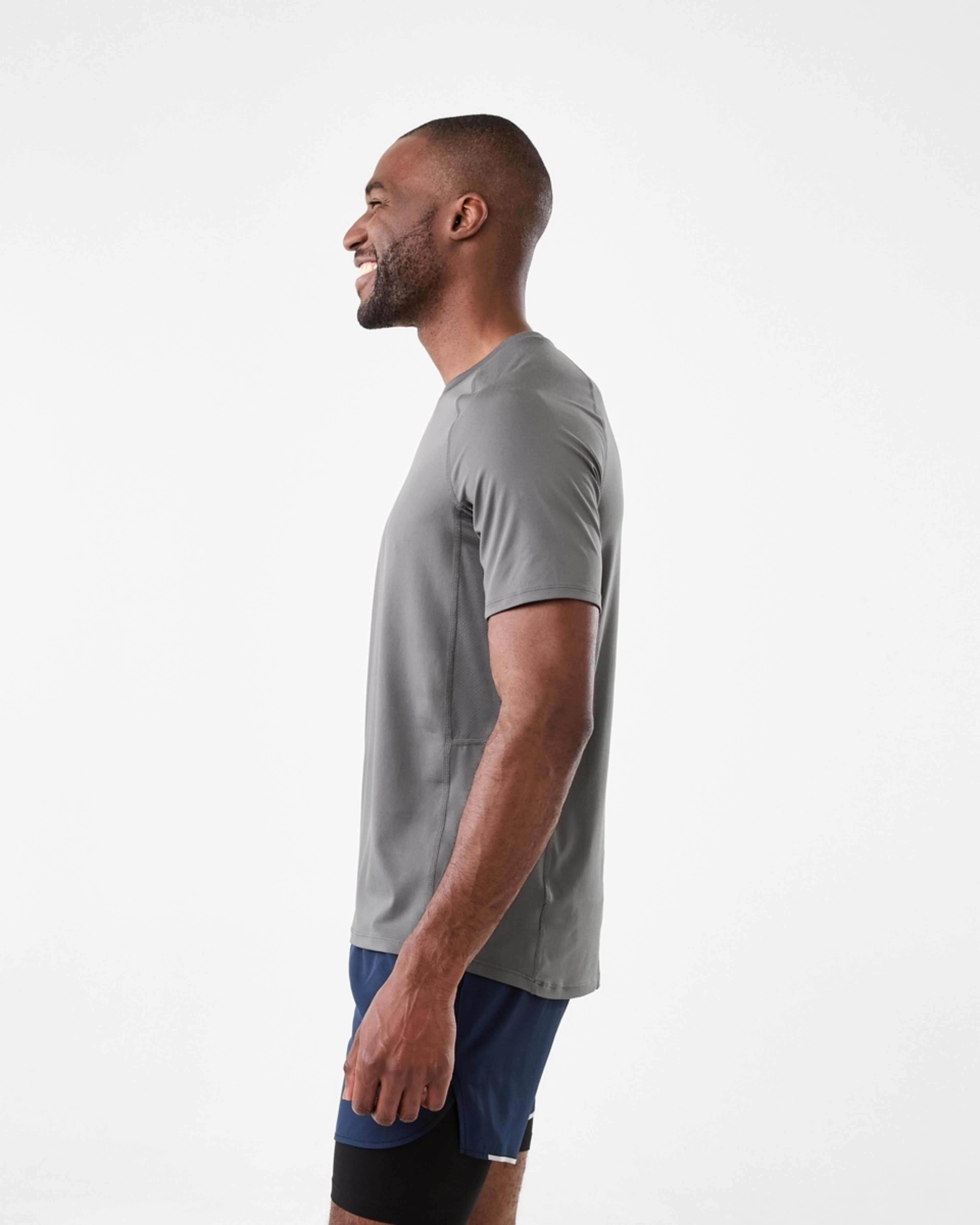 2 Active Mens Soft Touch T-shirt Gry Chelse, 2 of 7