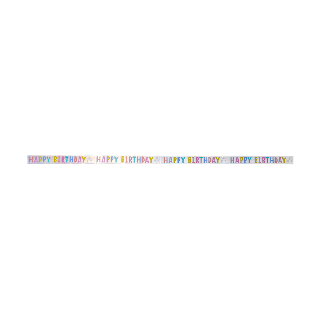 Multicolor Paper Happy Birthday Foil Banner at ₹ 4/piece in New Delhi