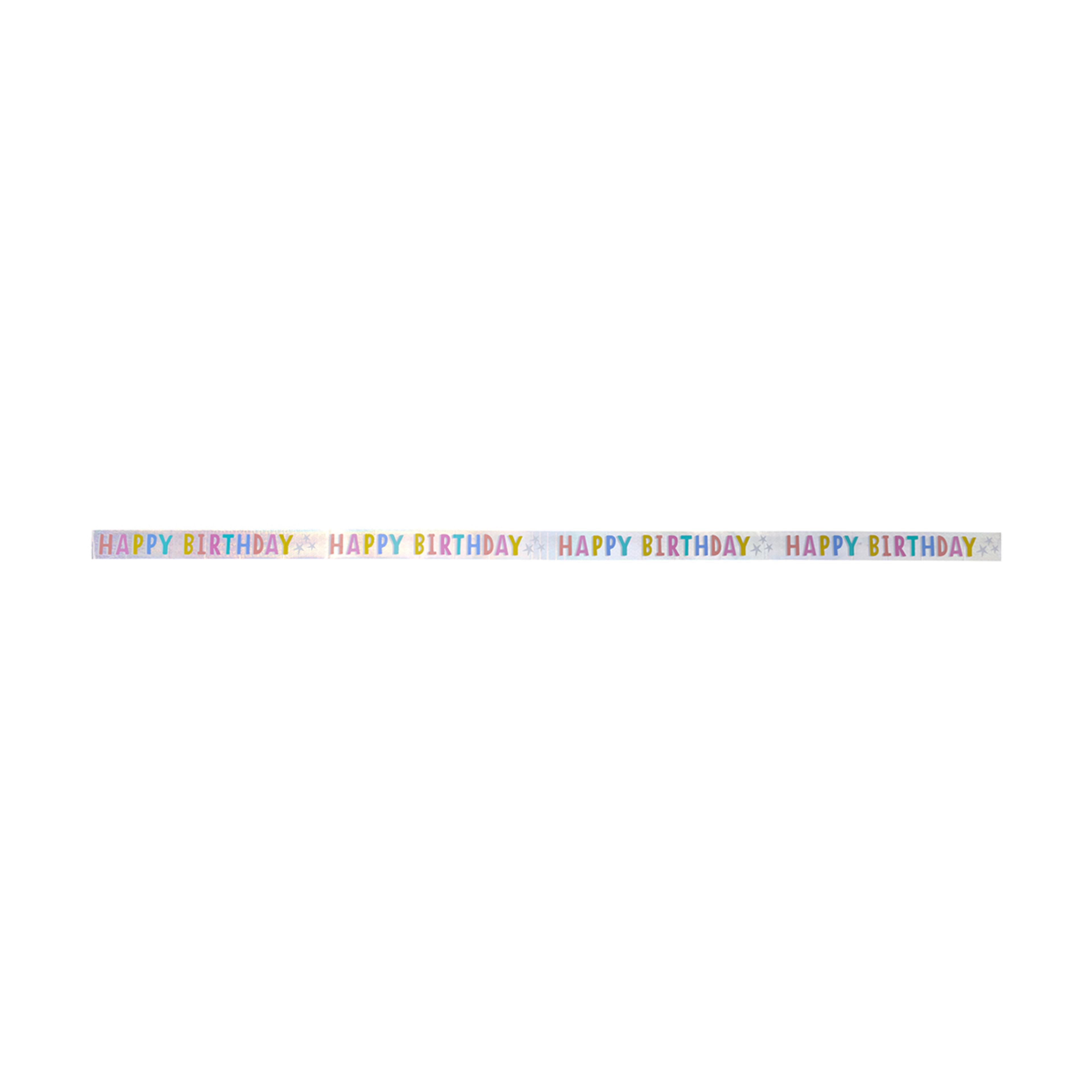 2 Happy Birthday Foil Banner, 2 of 3