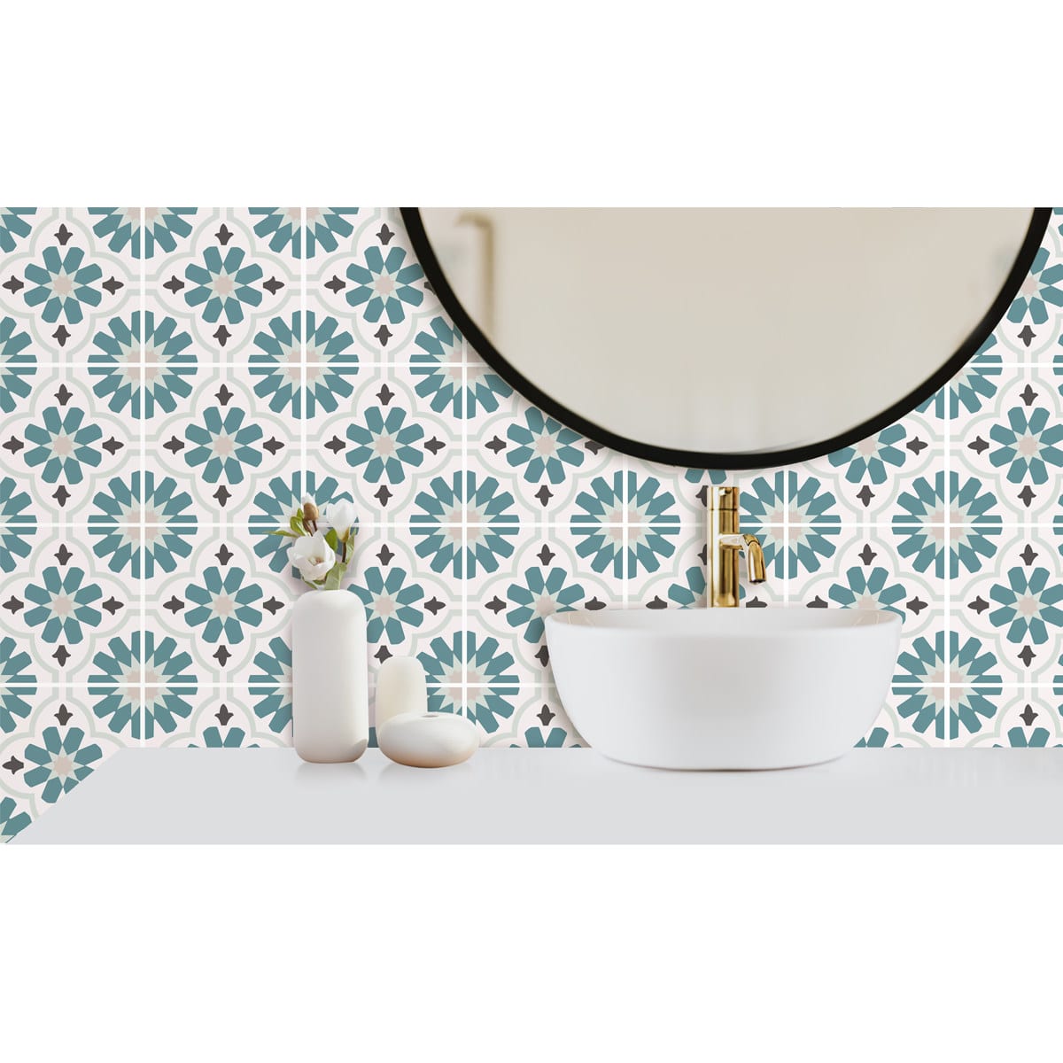 5 Pack Self Adhesive 3D Tiles Patchwork Kmart