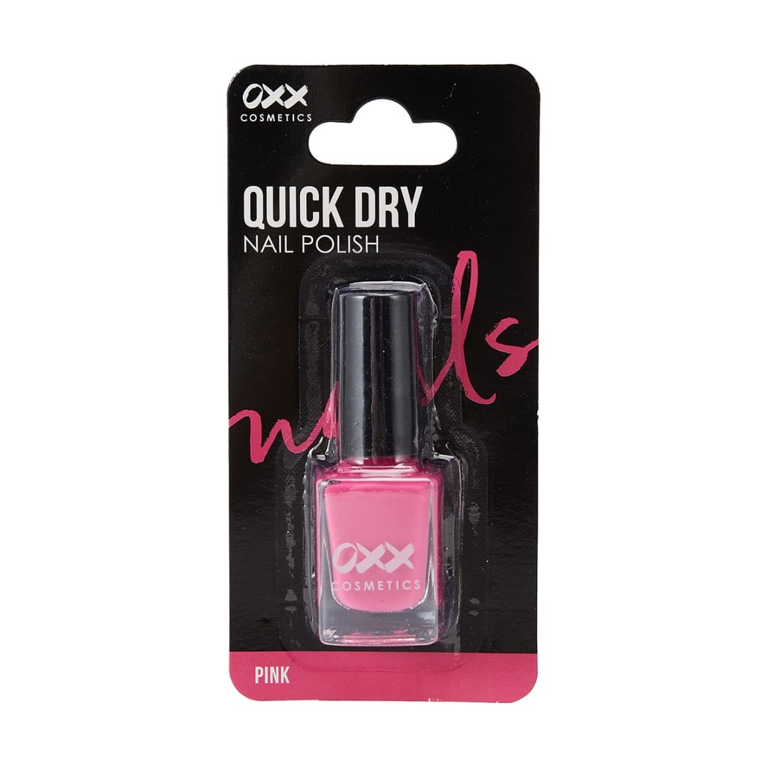 OXX Cosmetics Quick Dry Nail Polish Pink Kmart